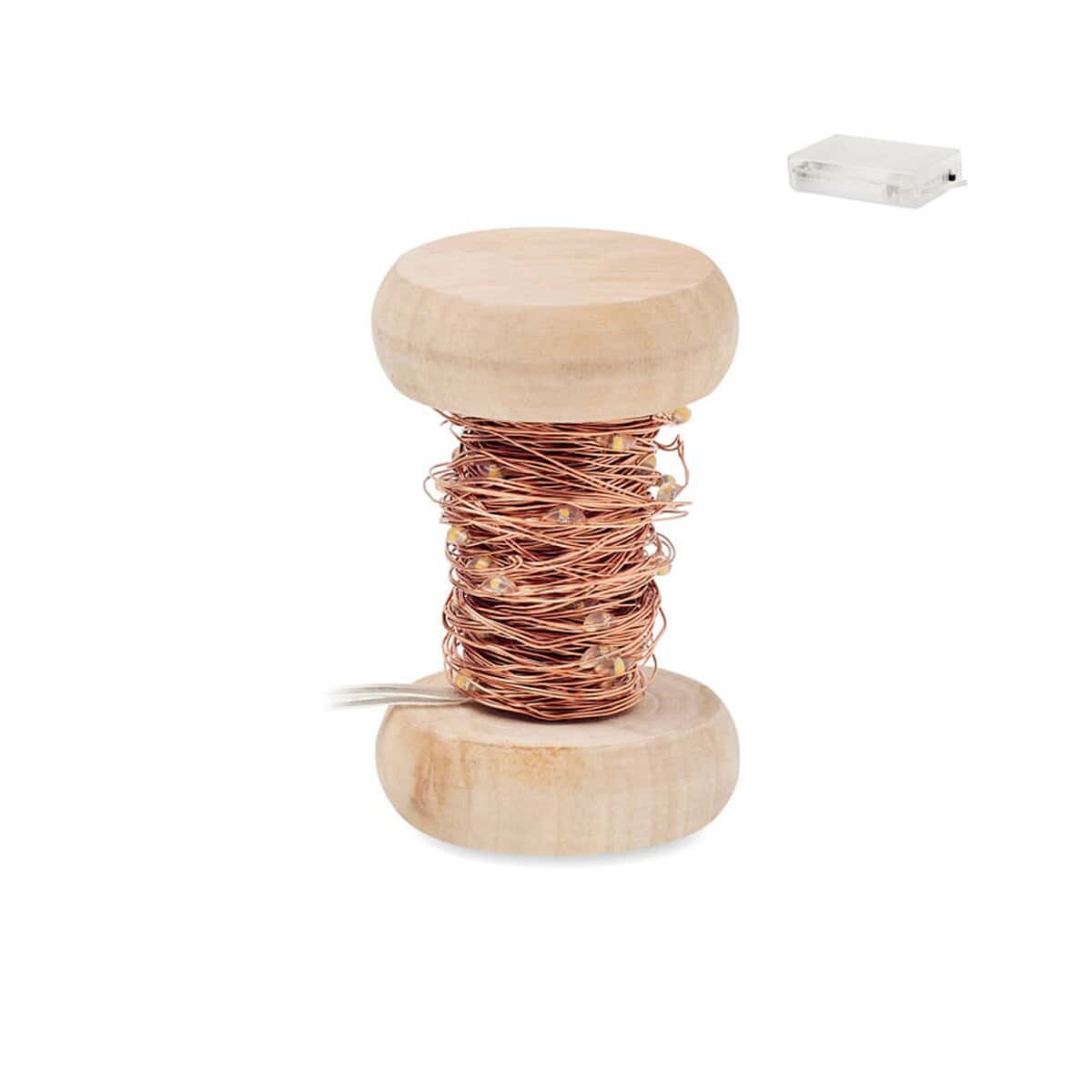 Drewniana podstawa do ozdób z oświetleniem, łańcuch LED, dekoracja do domu i biura.