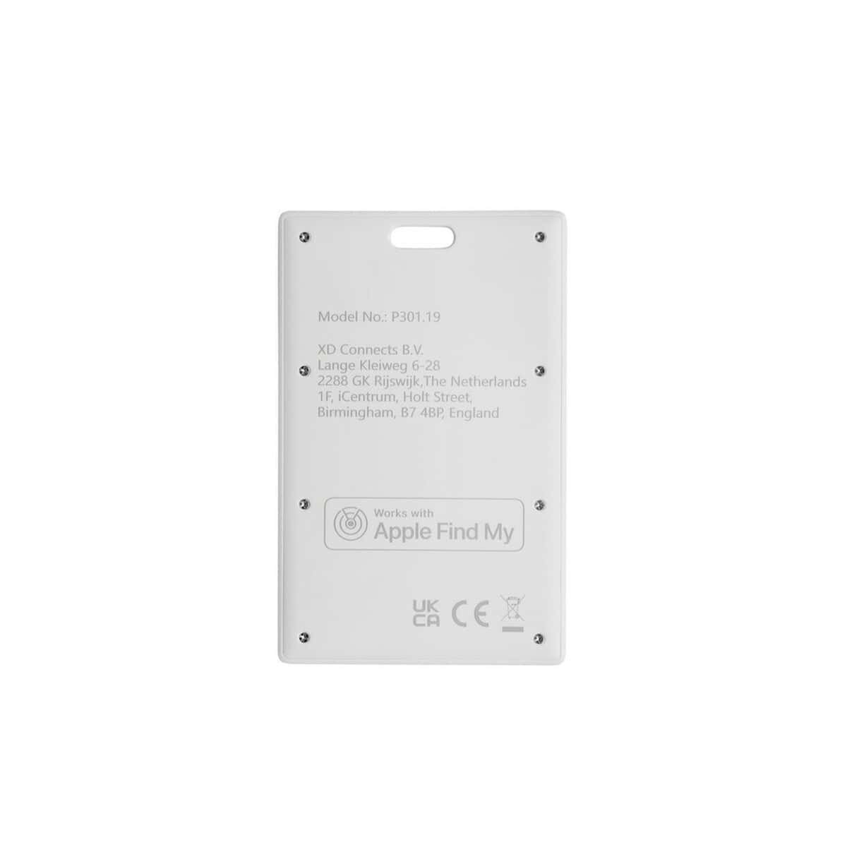 Lokalizatory kluczy z logo – bezprzewodowy wykrywacz kluczy, lokalizator findcard P301.1903__B_3 1. Wizytówka z grawerem z nadrukiem adresu i logo.