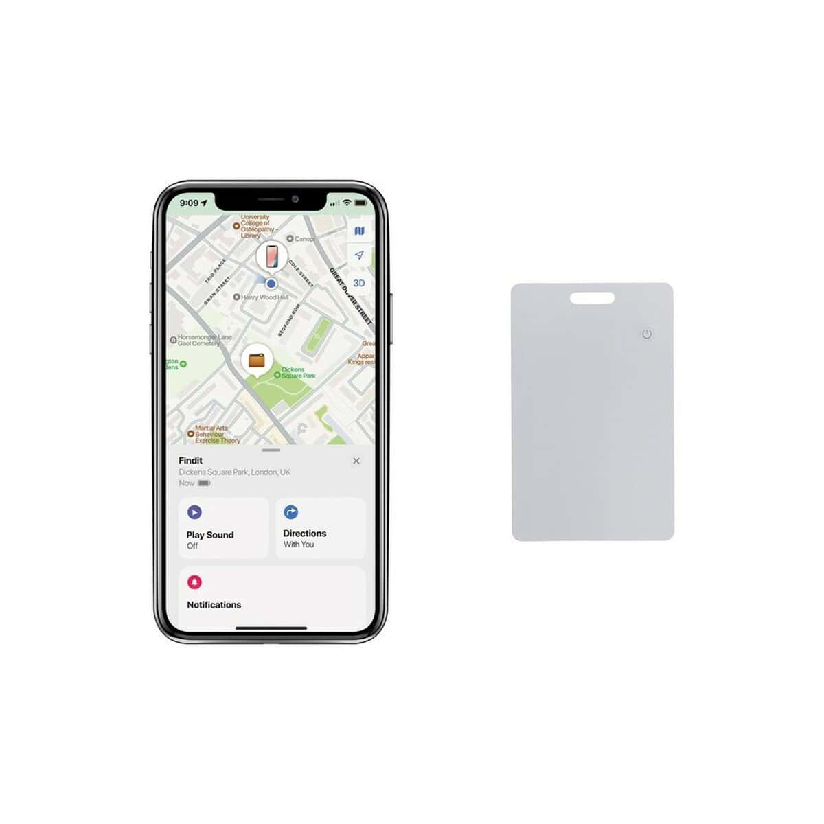 Lokalizatory kluczy z logo – bezprzewodowy wykrywacz kluczy, lokalizator findit P301.5803__B_5 Znaczek gadka, dzwonek alarmowy, gadżety przeciwzagubieniowe, akcesoria elektroniczne, zdjęcie.