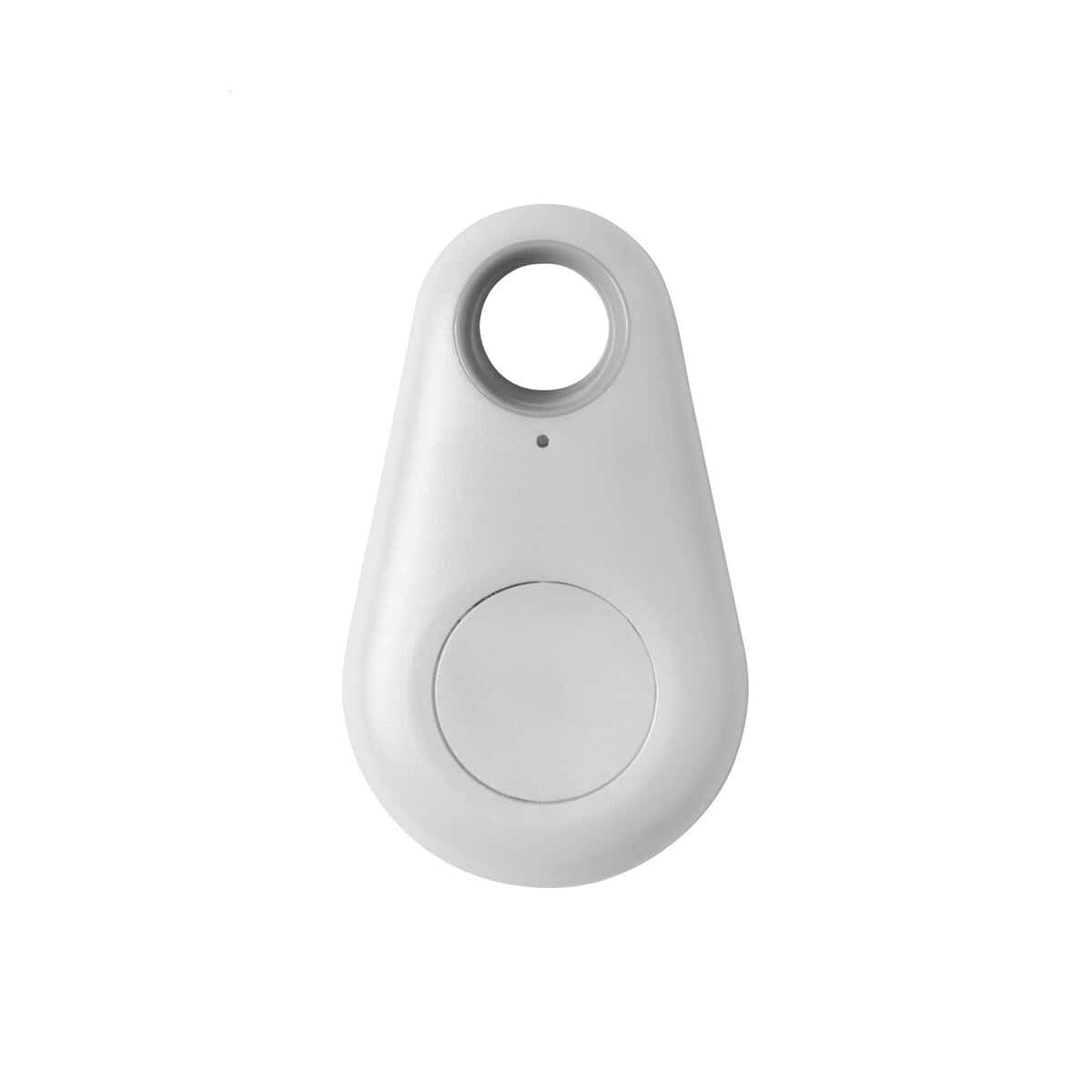 Lokalizatory kluczy z logo – spotit bezprzewodowa wyszukiwarka kluczy AP781133-01 Biały głośnik Bluetooth przenośny z nowoczesnym designem.