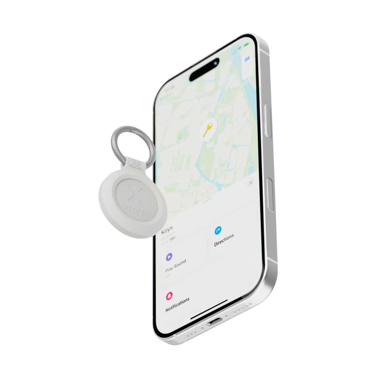 Lokalizatory kluczy z logo – xtorm xtag2ga wodoodporna zawieszka podróżna 12447802_e3 Znaczek alarmowy do kluczyek z lokalizatorem na telefonie, nowoczesny gadżet.