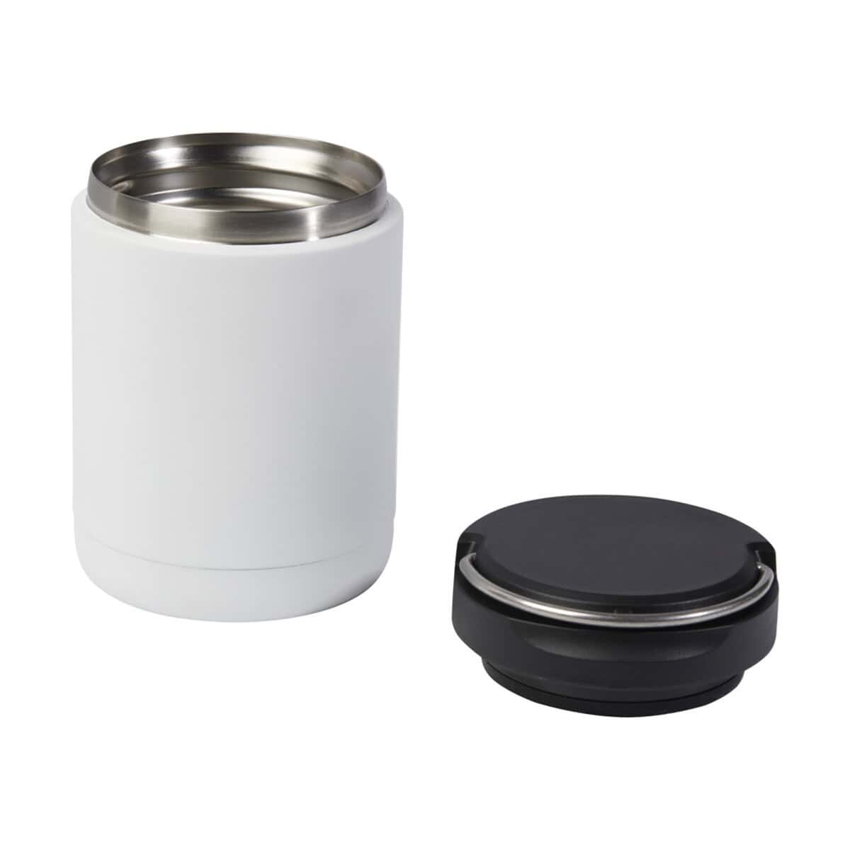 Lunchboxy z logo – doveron pojemnik śniadaniowy ze stali nierdzewnej z recyklingu o pojemności 500 ml 11342201_e1 Podgrzewacz do napojów z kamieniem chłodzącym, personalizowany gadżet biurowy.