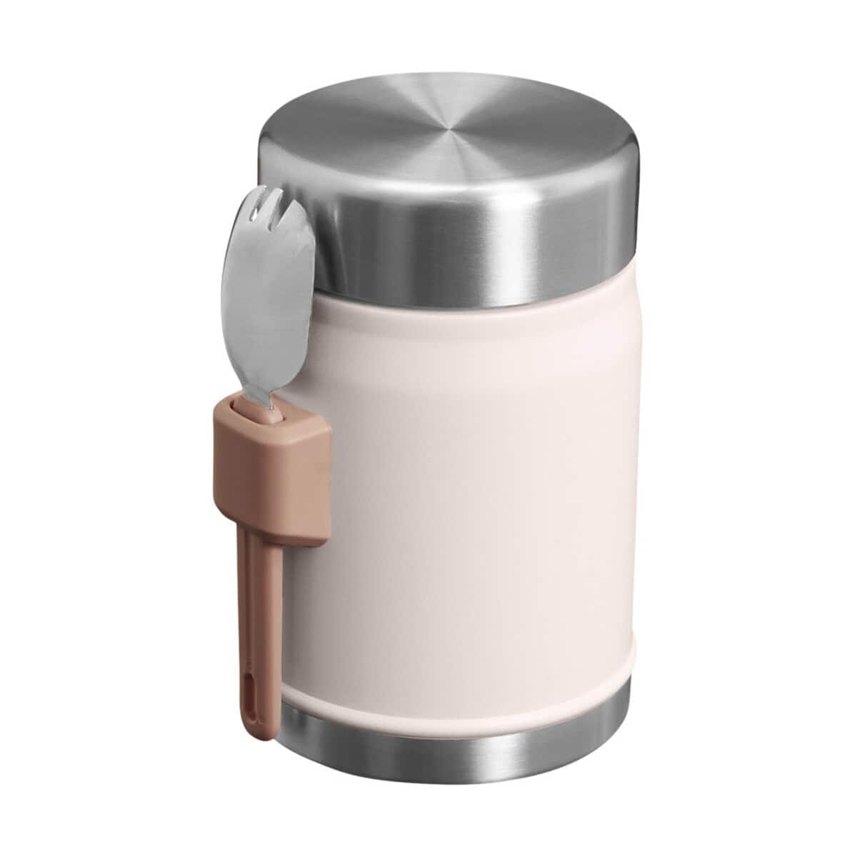 Lunchboxy z logo – słoik na żywność stanley legendary z łyżko-widelcem, o pojemności 400 ml 10088141_b1 Mini grill na patyczki do hot dogów z bambusowymi przyborami, idealny na imprezy i pikniki.