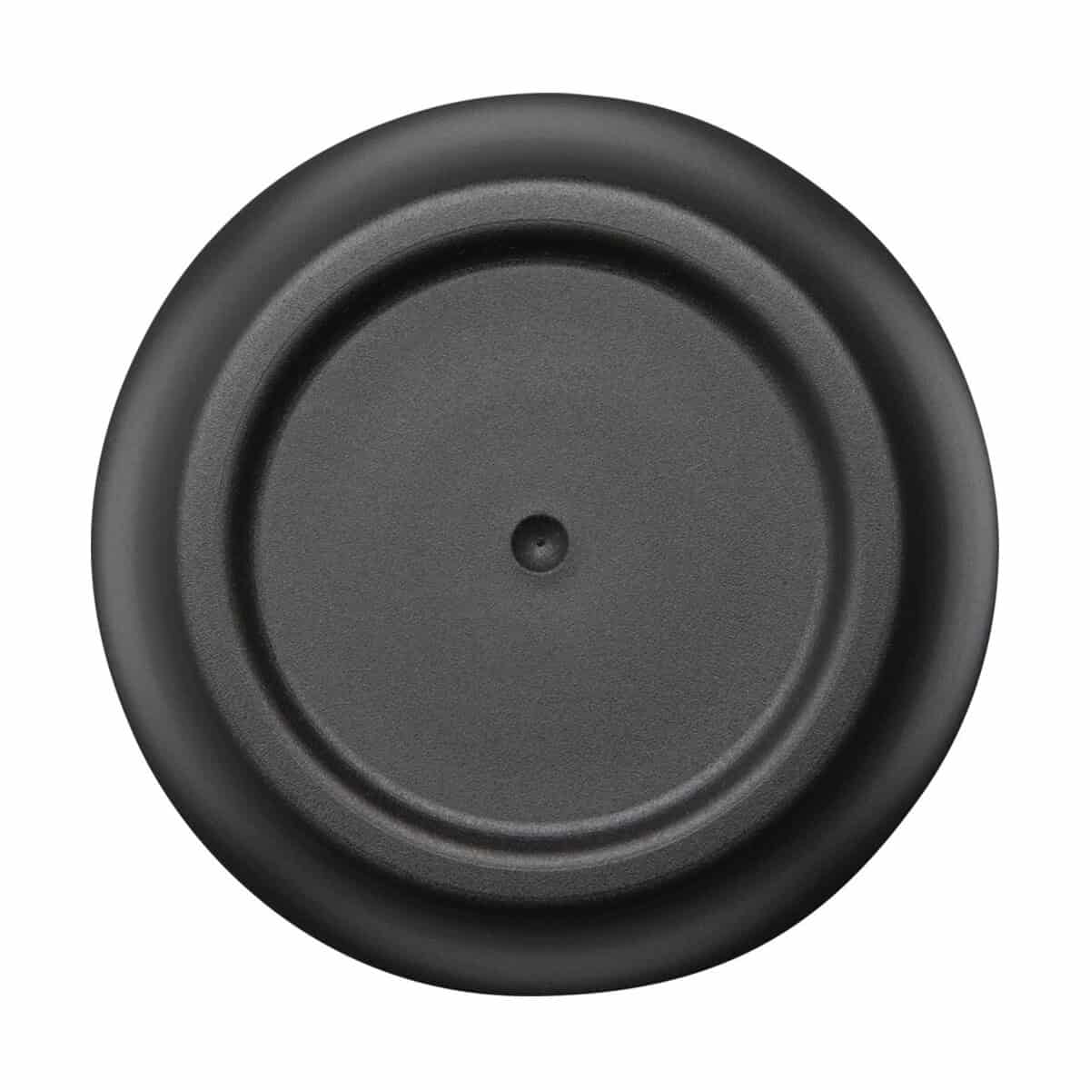 Lunchboxy z logo – supo dwuścienny pojemnik śniadaniowy ze stali nierdzewnej z recyklingu o pojemności 480 ml 11342101_e2 Czarna podstawa pod kubek z tworzywa sztucznego.