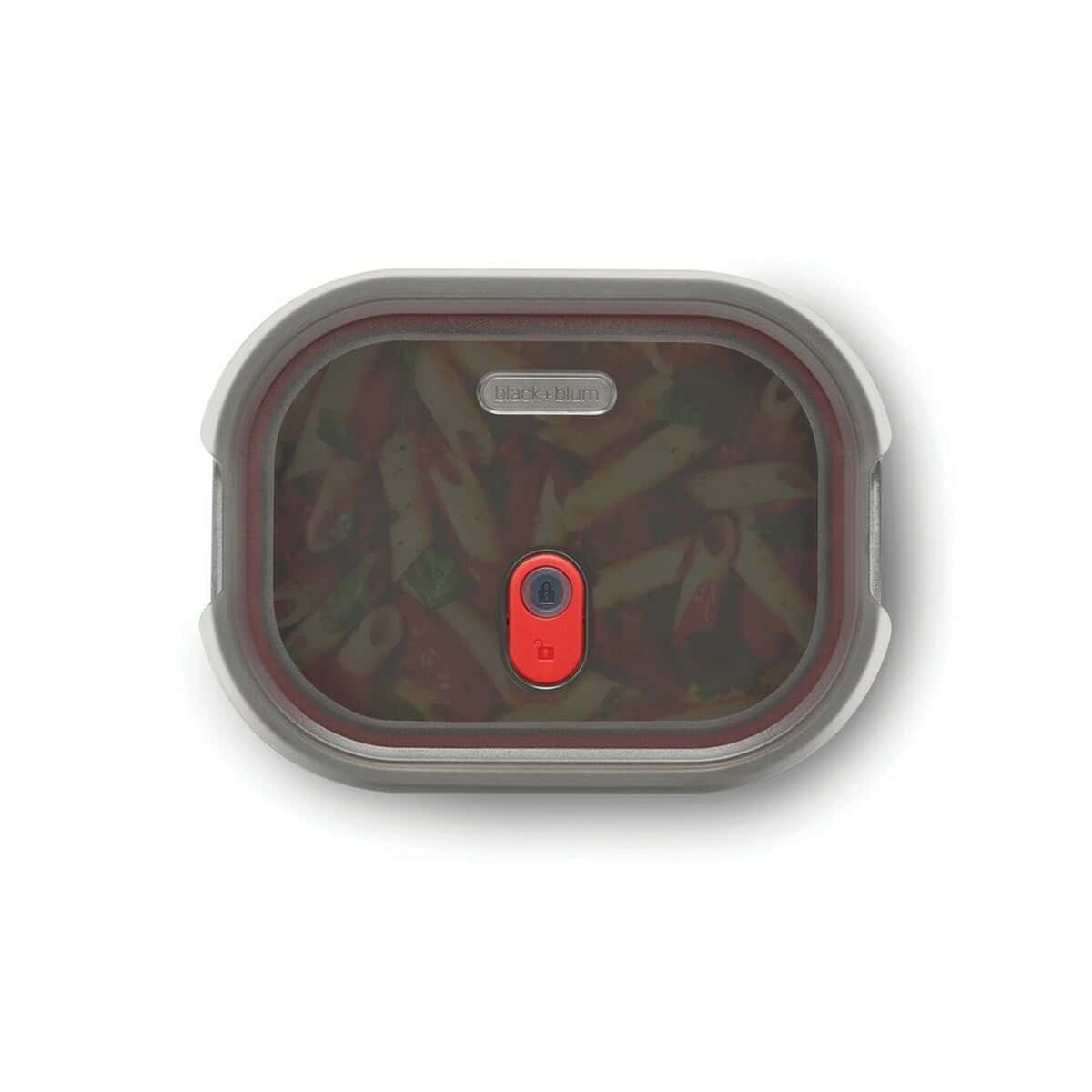 Lunchboxy z logo – zestaw pudełek śniadaniowych 3 el. black+blum P439.2102__B_10 1. Pudełko na jedzenie Black+Blum z pokrywką, design ekologiczny, gadżety promocyjne.