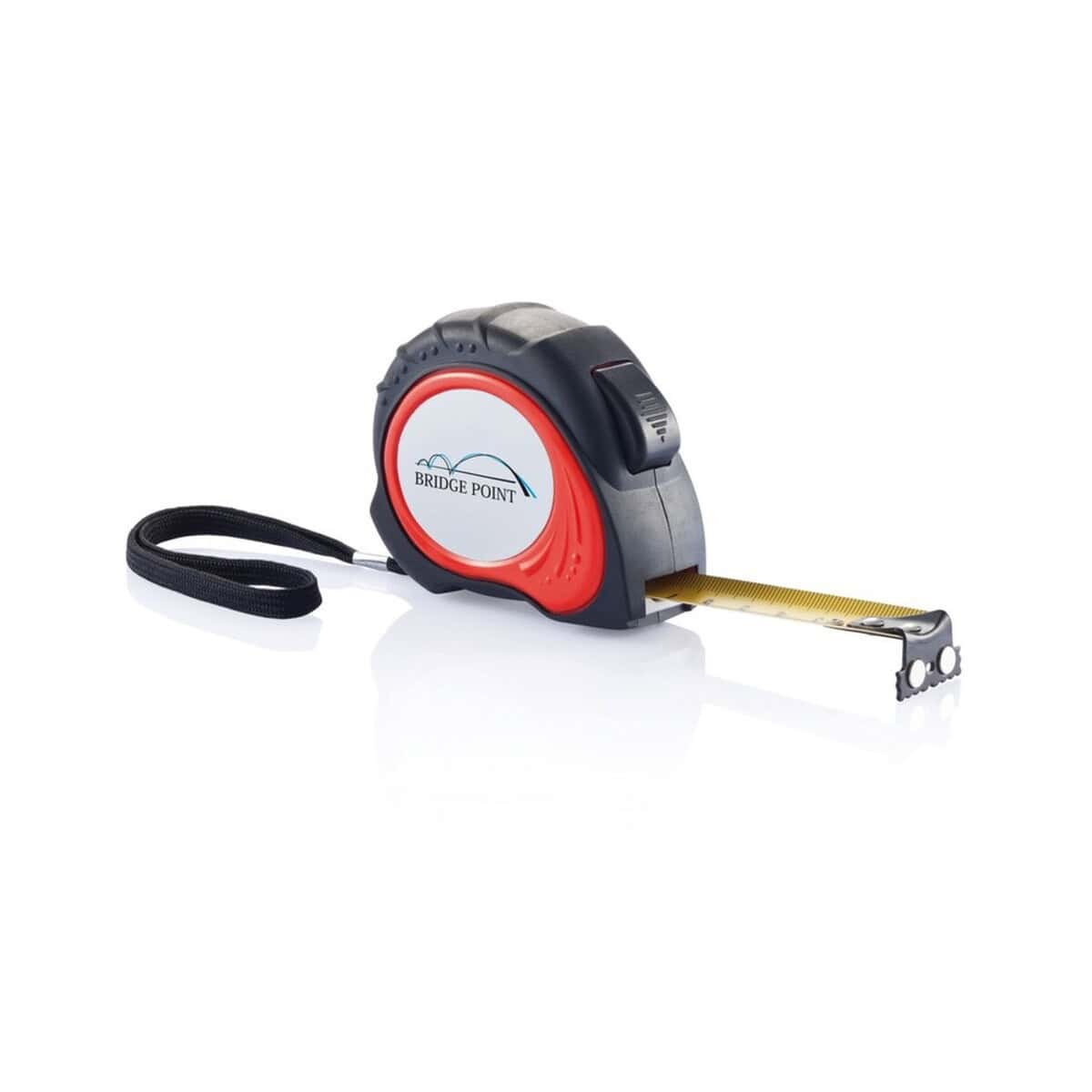Miarki z logo – miara 8m tool pro P113584_3 Miara zwijana z logo Bridge Point, narzędzie pomiarowe, gadżet promocyjny, akcesoria biurowe i reklamowe.