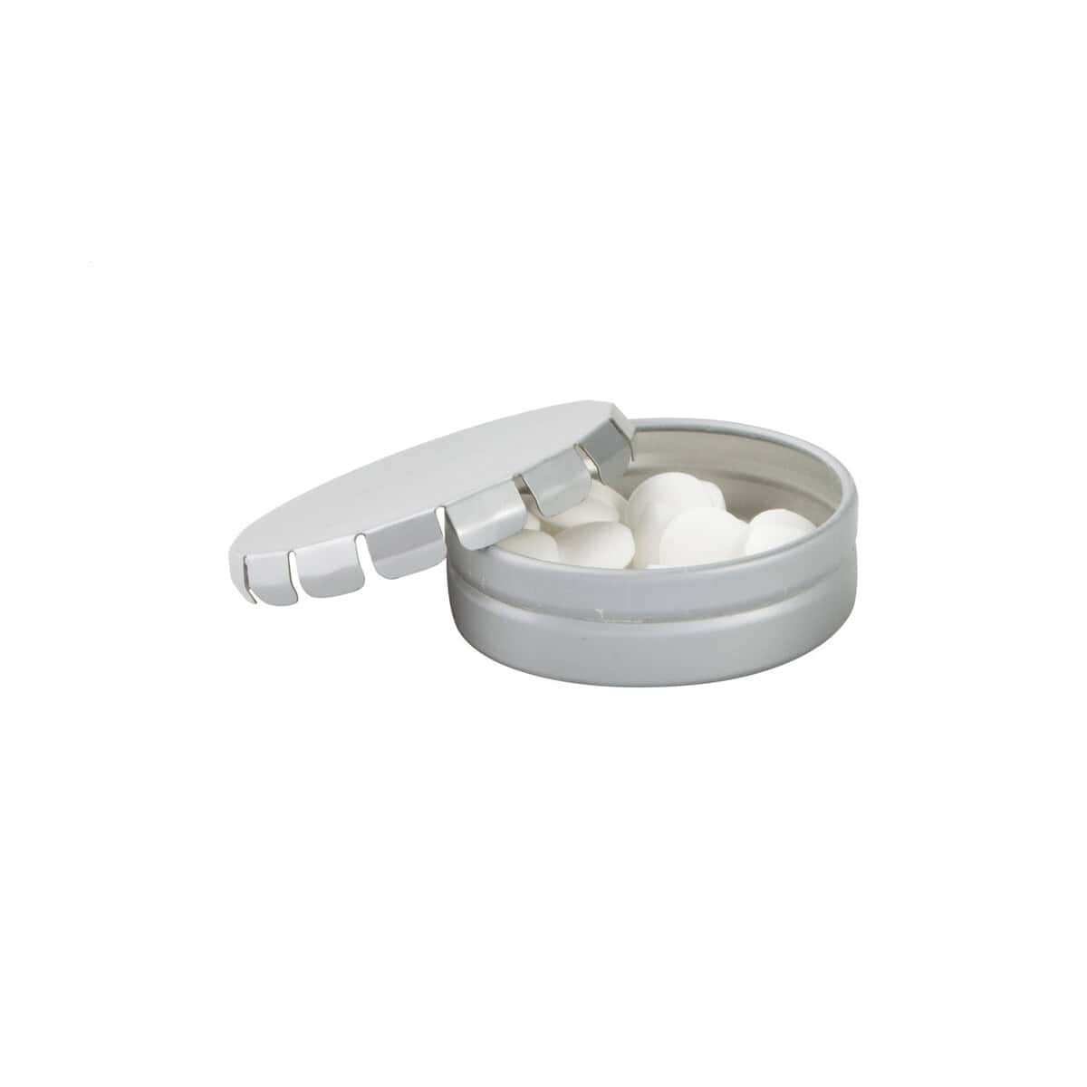 Miętówki z logo – click miętówki AP896001 Klipsy na słodycze w eleganckim opakowaniu, idealne do personalizacji i wręczania prezentów.