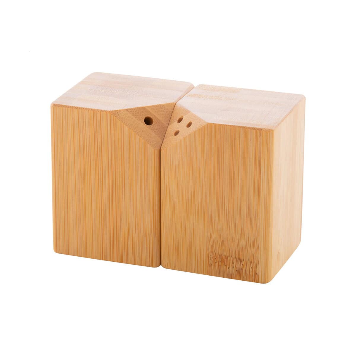 Drewniany zestaw do gry w kształcie kostki, grawerowany gadżet promocyjny.