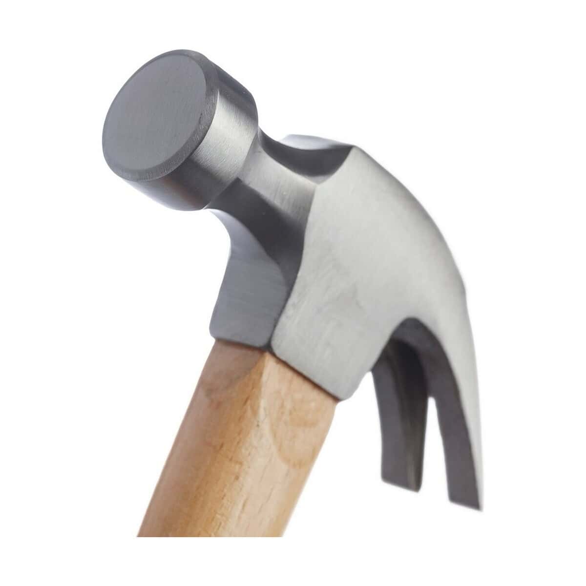 Narzędzia dla bezpieczeństwa z logo – młotek VA573-16_IDE01 Młotek z metalową główką i drewnianym trzonkiem, narzędzie warsztatowe, do prac ręcznych.