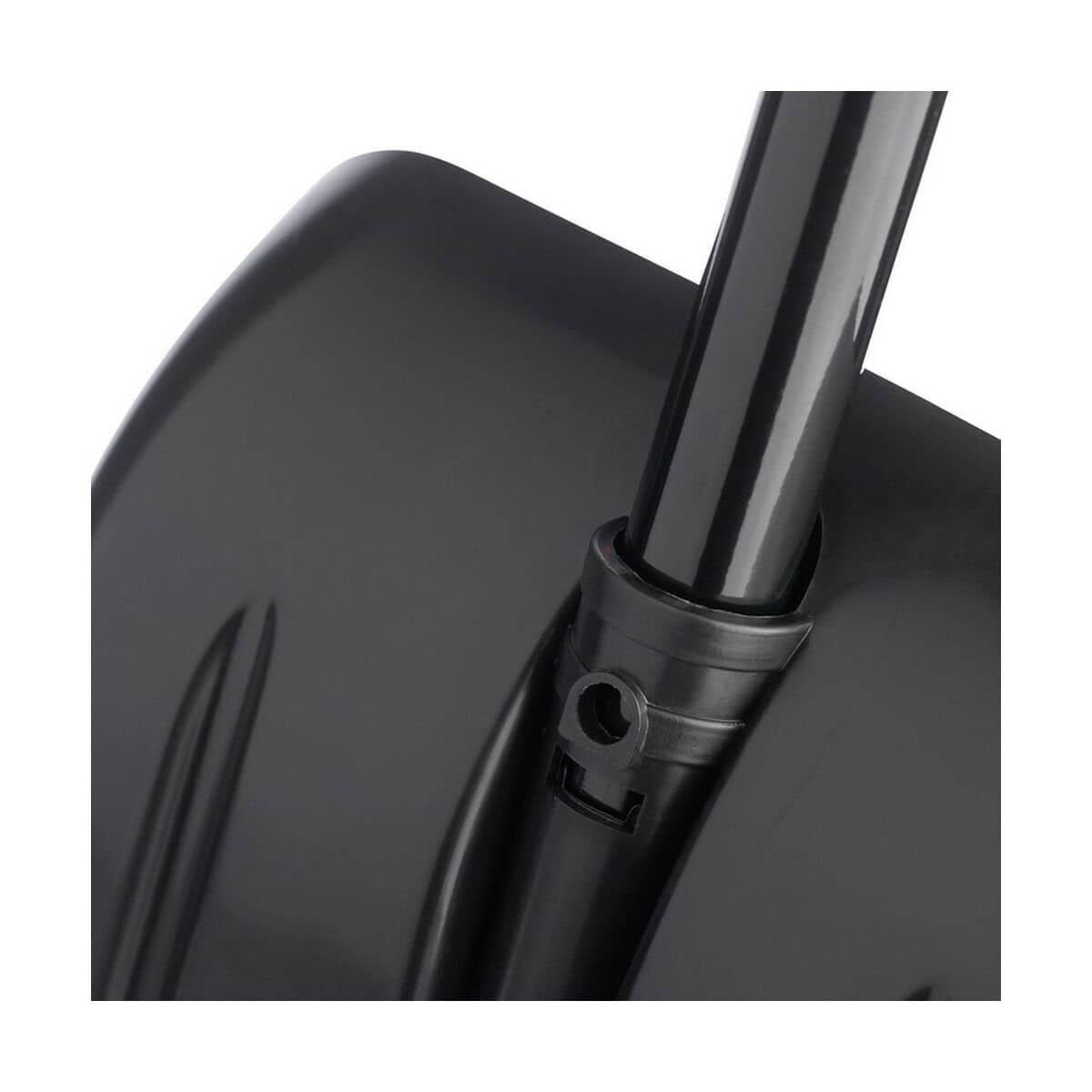 Narzędzia dla bezpieczeństwa z logo – szufla do odśnieżania VA570-03_IDE03 Czarne gadżety biurowe, długopis, notatnik, plastikowe akcesoria, prezenty firmowe, gadżety z logo.