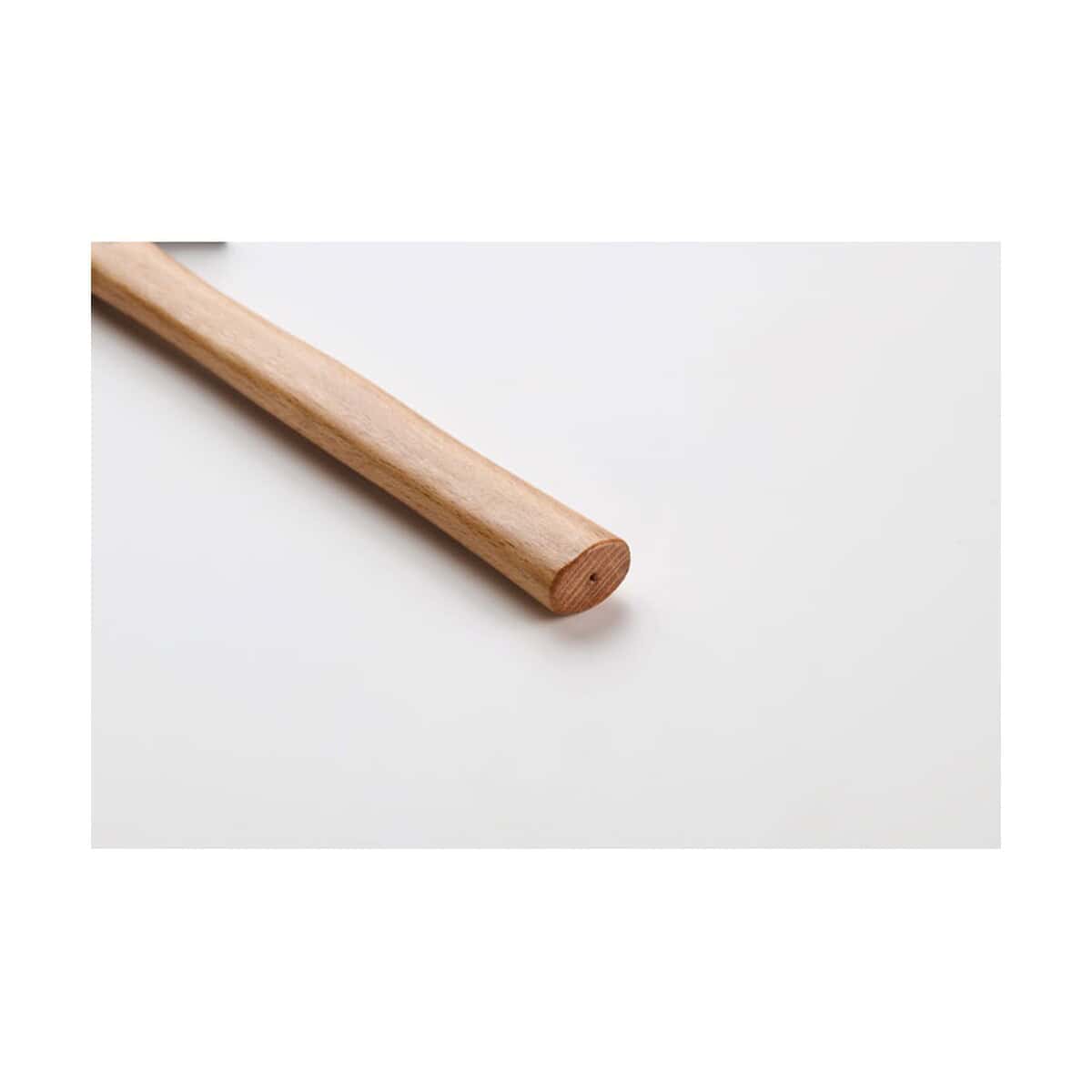 Narzędzia wielofunkcyjne z logo – drewniany młotek z pazurem cracker mo2276-40-back Drewniany patyk do personalizacji gadżetów reklamowych, produkt promocyjny, symbol marki.