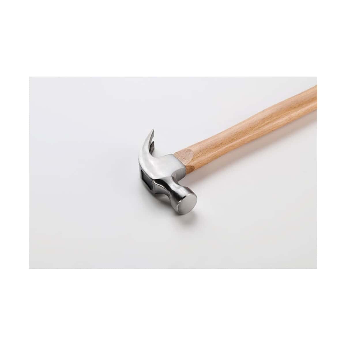 Narzędzia wielofunkcyjne z logo – drewniany młotek z pazurem cracker mo2276-40-top Hammer z drewnianym uchwytem, narzędzie do majsterkowania, grawerowania, prezent na urodziny, gadżety reklamowe.