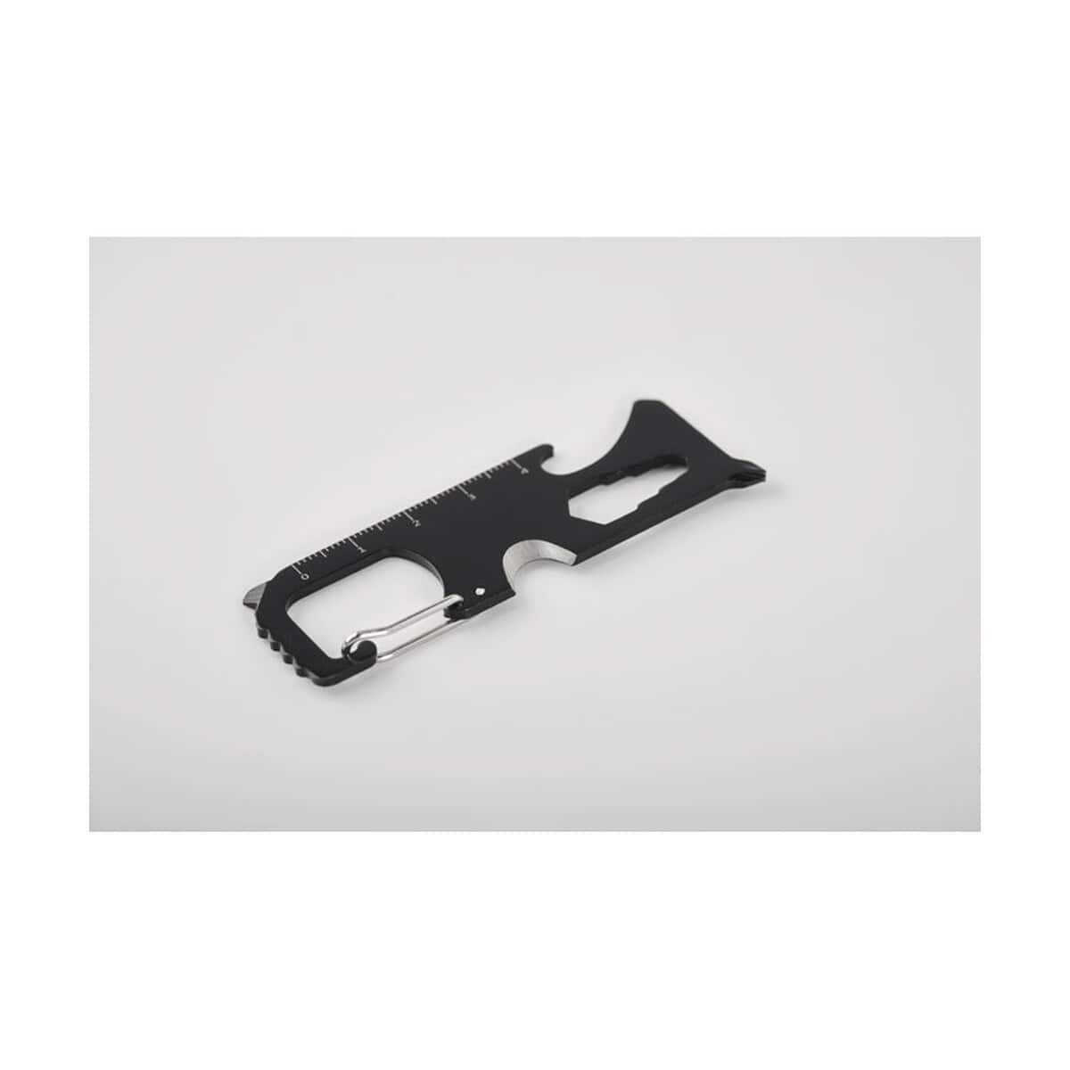 Narzędzia wielofunkcyjne z logo – kieszonkowa karta multi-tool vetool mo2207-03-detail Alto tekst: wielofunkcyjny narzędzie wieloostrzowe z klipsem na kartę kredytową.