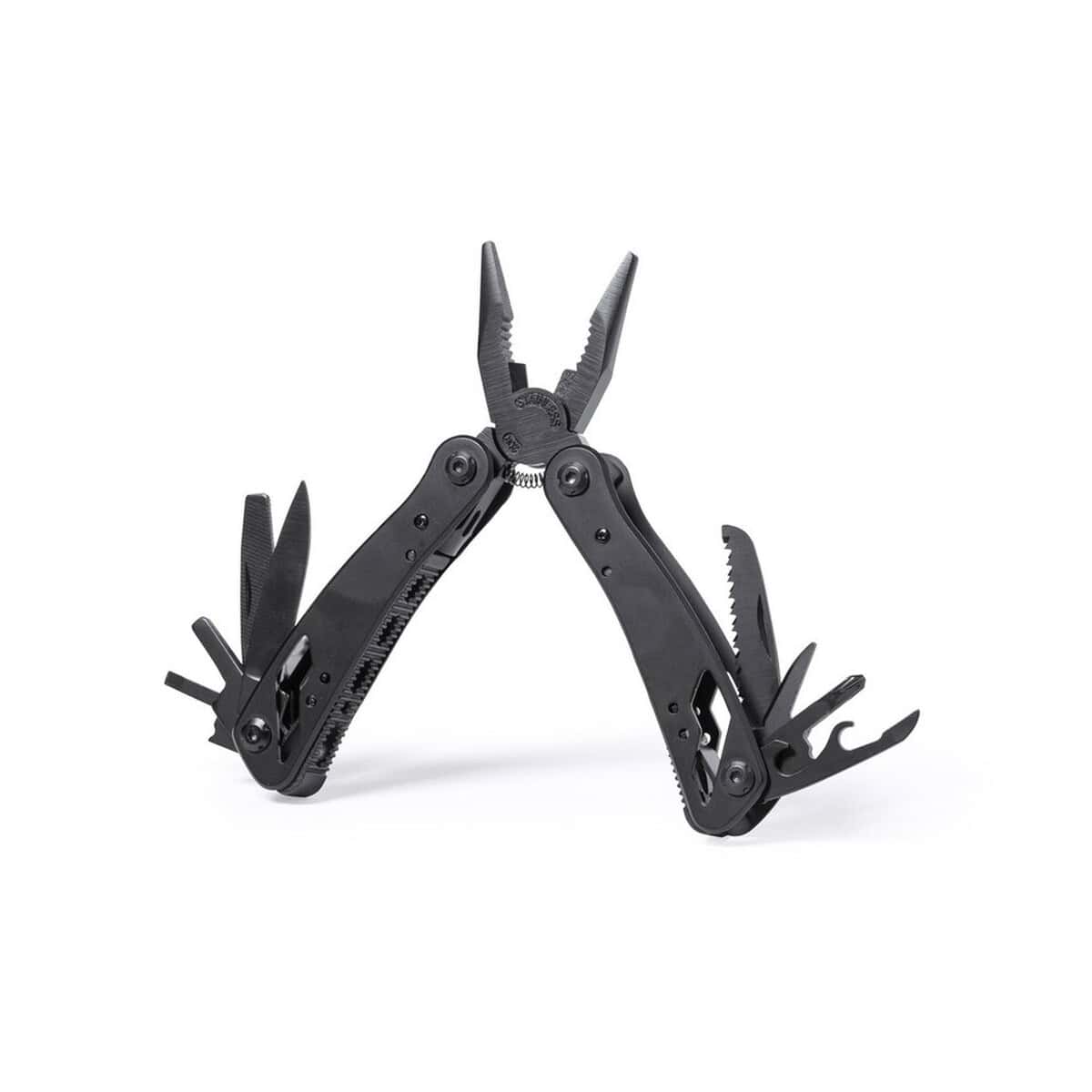 Multi-funkcyjny multitool, narzędzie wielofunkcyjne z nożyczkami i różnymi końcówkami. Idealne na co dzień i podróż.