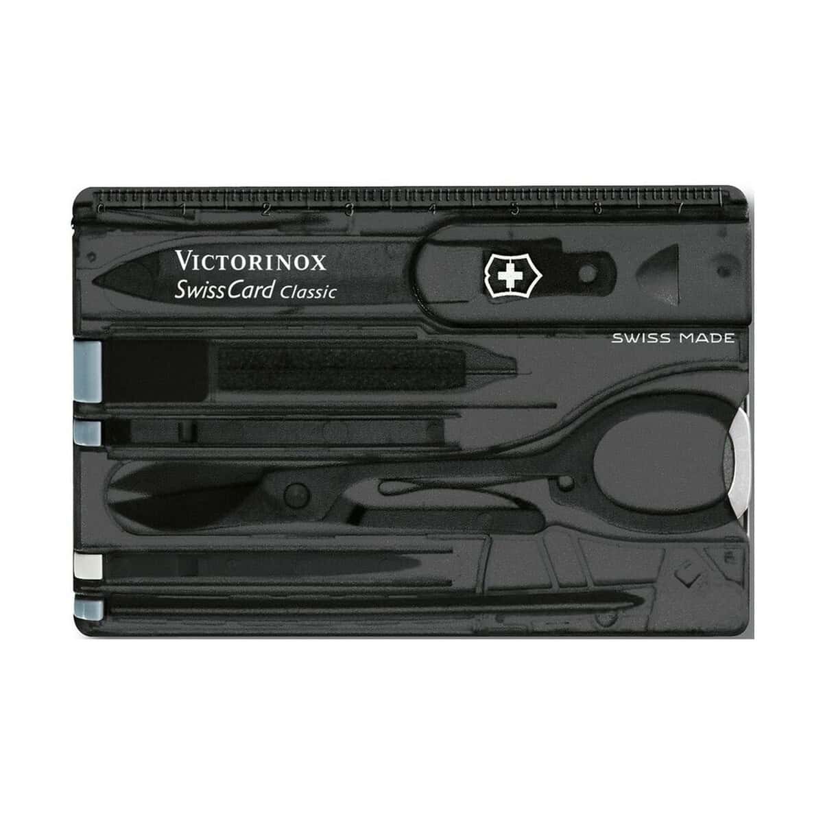 Uniwersalny multitool Victorinox SwissCard, zestaw niezbędnych narzędzi w eleganckim etui.