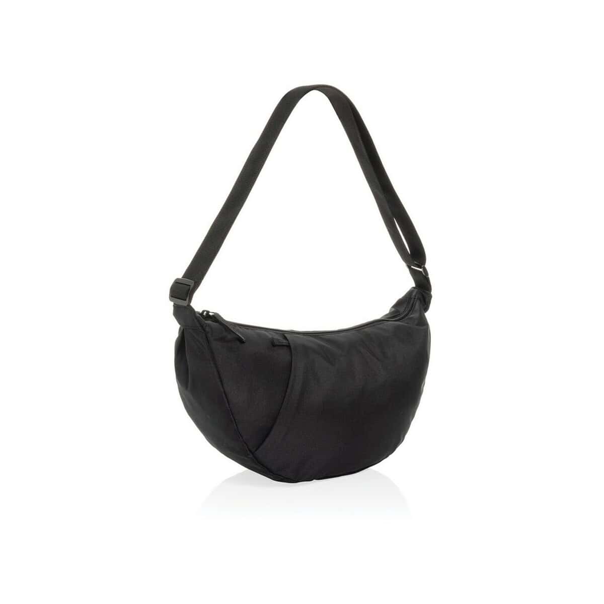 Nerki z logo – saszetka zapinana w pasie crescent xl aware™ rpet P763.5101__B_3 1. Torba sportowa na ramię, czarna, lekka i pojemna, idealna na siłownię i codzienne wyjścia.