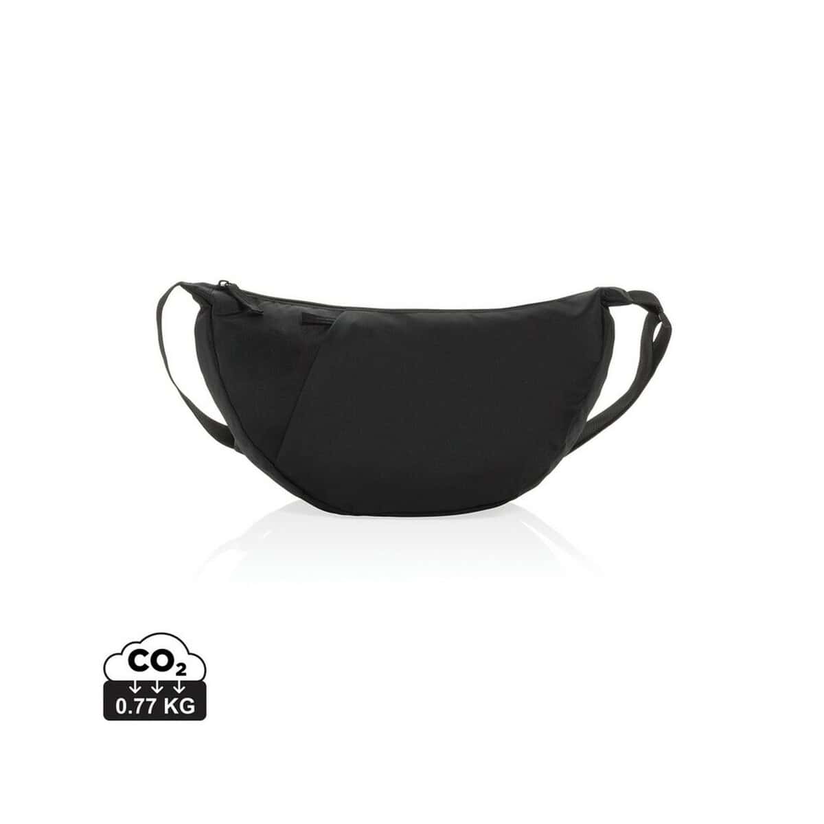 Nerki z logo – saszetka zapinana w pasie crescent xl aware™ rpet P763.5101__S_0 1. Kieszonkowa nerka czarna, wodoodporna, lekka, eco-friendly.