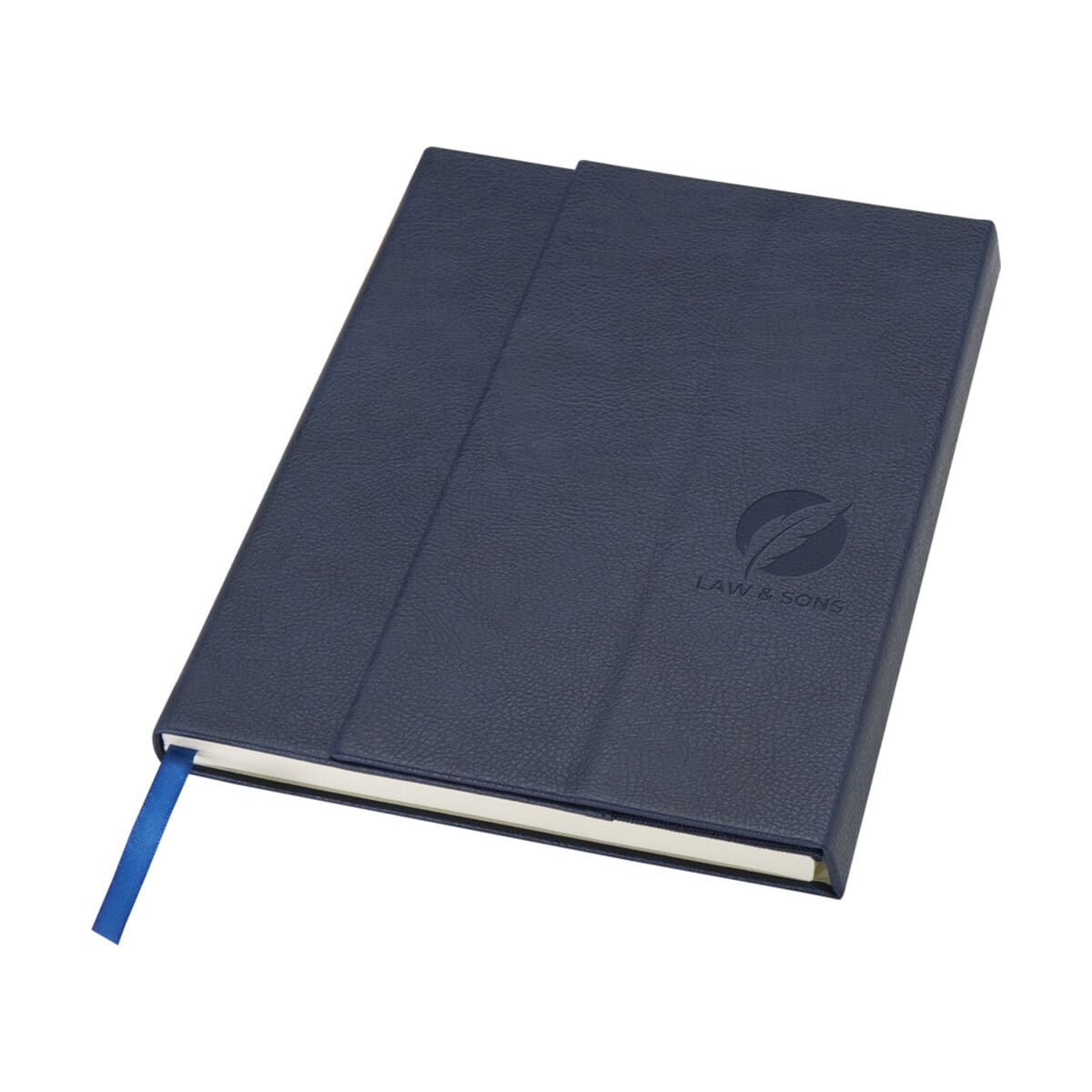 Notatniki z logo – alejandra notatnik a5 w twardej okładce ze skóry z recyklingu 10792051_db_y1 Notesbook z logo firmy na okładce, elegancki i personalizowany gadżet biurowy.