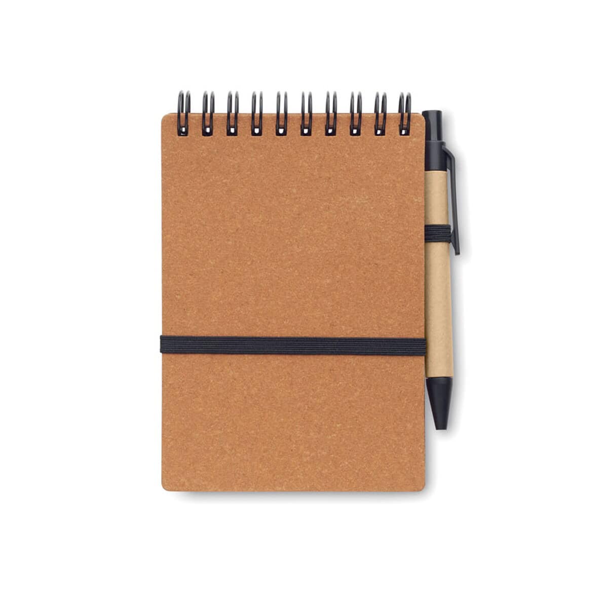 Notatniki z logo – notatnik z recyklingu z długopi notie mo2481-01-side Notesz, notes, gadżety biurowe, personalizowane gadżety, akcesoria dla firm, prezent na biurko, upominek firmowy, notes z ekologicznym designem, długopis z nadrukiem, niska cena, gadżety reklamowe, gadżety promocyjne.