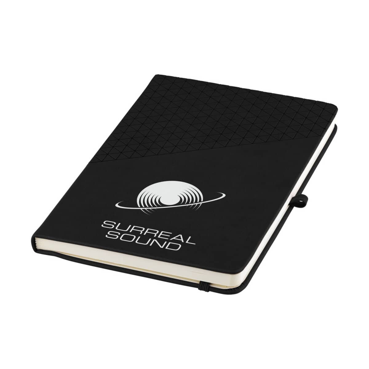 Notatniki z logo – notes a5 theta 10688100_sp_y1 Notes upoważniające zdjęcia do celów SEO: Alt text: Notes w czarnym okładce z logo