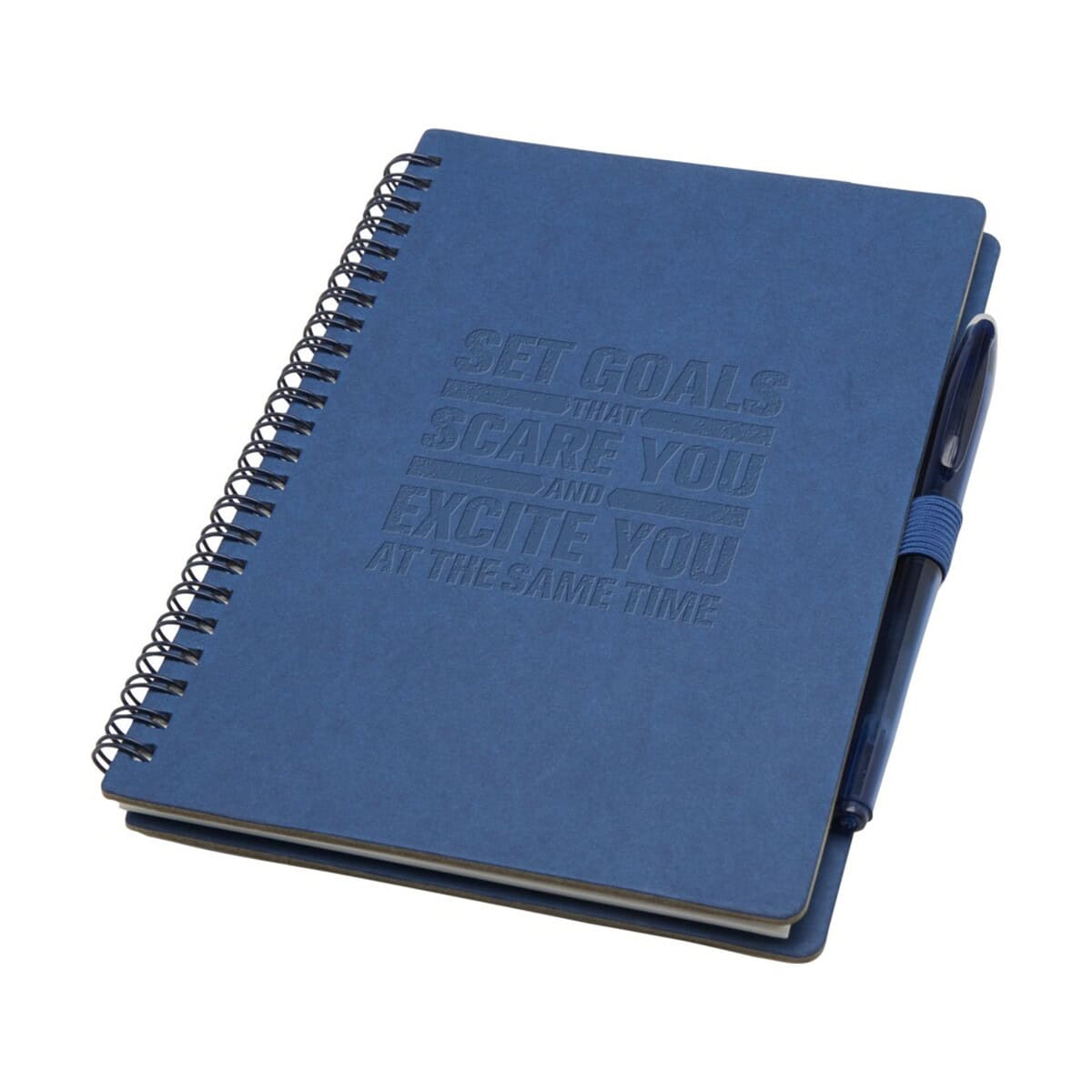 Notatniki z logo – slate zestaw składający się z notatnika wielokrotnego użytku z miękką okładką i długopisu 10798655_db_y1 Słownik z notesem i długopisem na gadżety biurowe promocyjne.