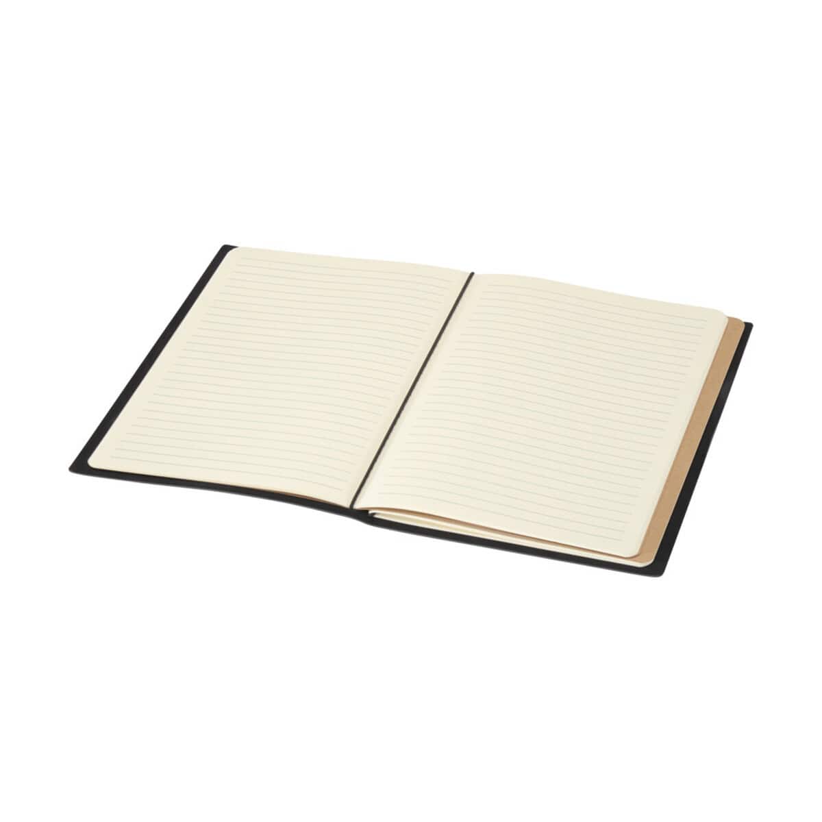 Notatniki z logo – slyk notatnik a5 z wkładami i dwoma zeszytami 10798082_e1 Notes z liniami na czarnym okładce, idealne na notatki, planowanie i organizację.