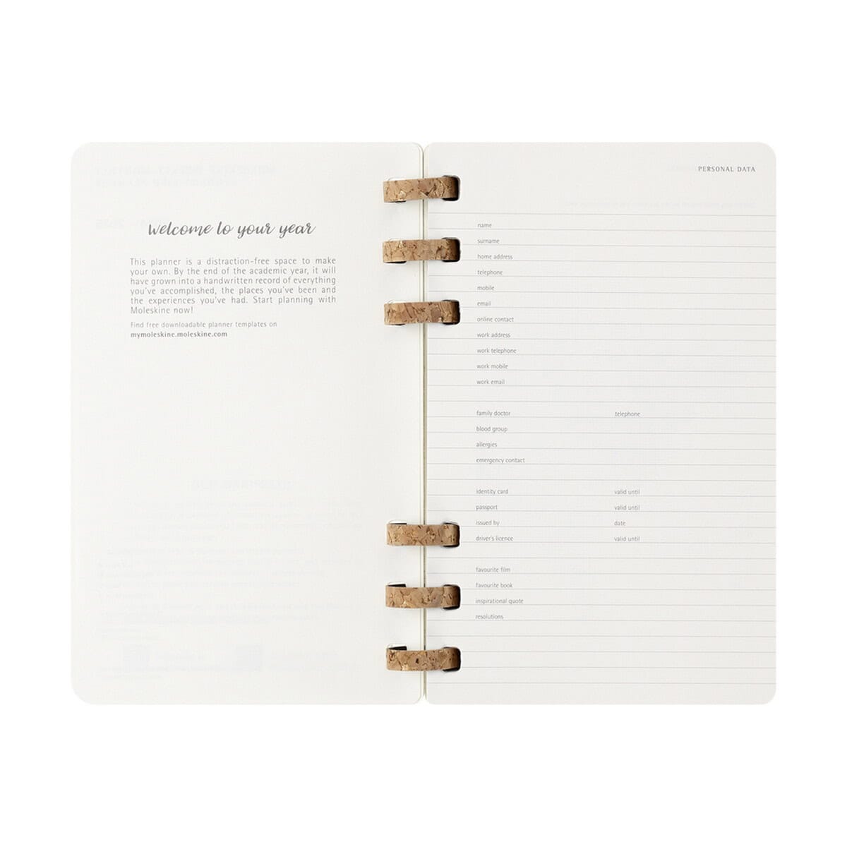 Notatniki z logo – spiralny kalendarz moleskine VM790.2026-03_INS03 Planner personalny z konkretnym designem, idealny do organizacji i celów w 2024 roku.