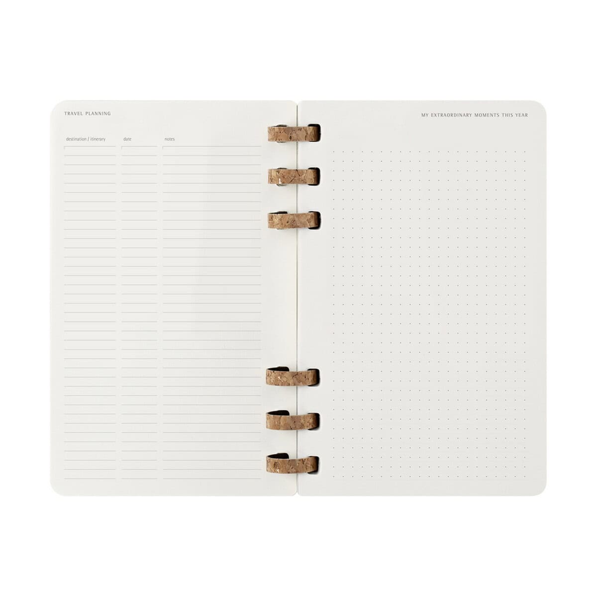 Notatniki z logo – spiralny kalendarz moleskine VM790.2026-03_INS05 Notesy i planner z naturalnym designem, idealne na prezenty i gadżety personalizowane.