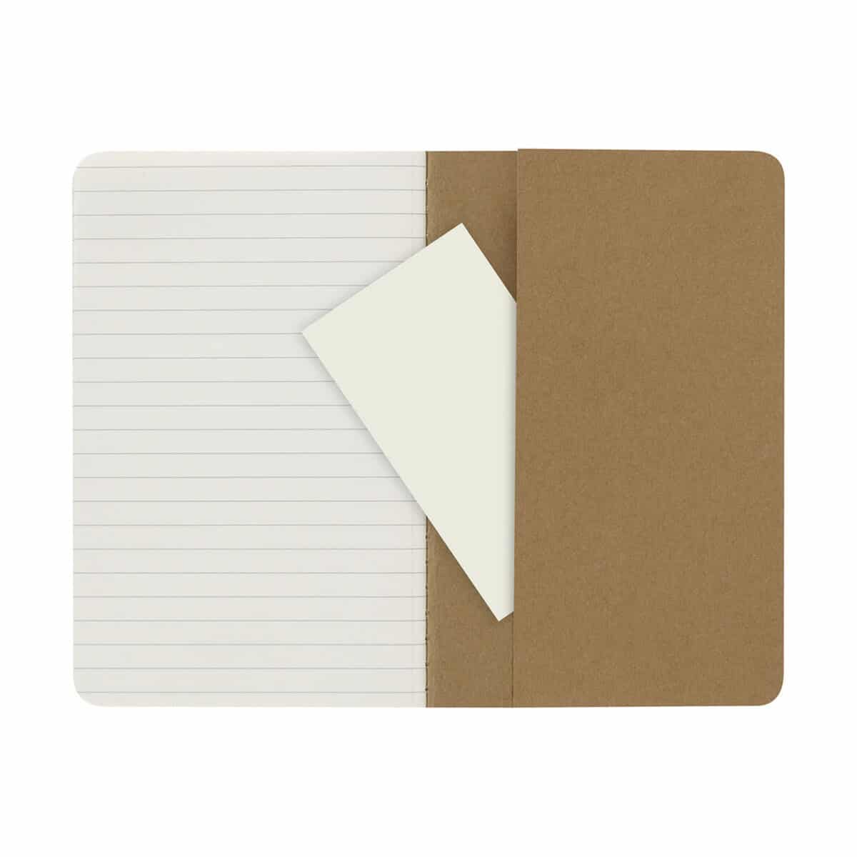 Notatniki z logo – zeszyt moleskine cahier journal ok. a6 VM023-00_INS02 Notesnik z wkładkami i zakładkami, personalizowane gadżety biurowe i szkolne.