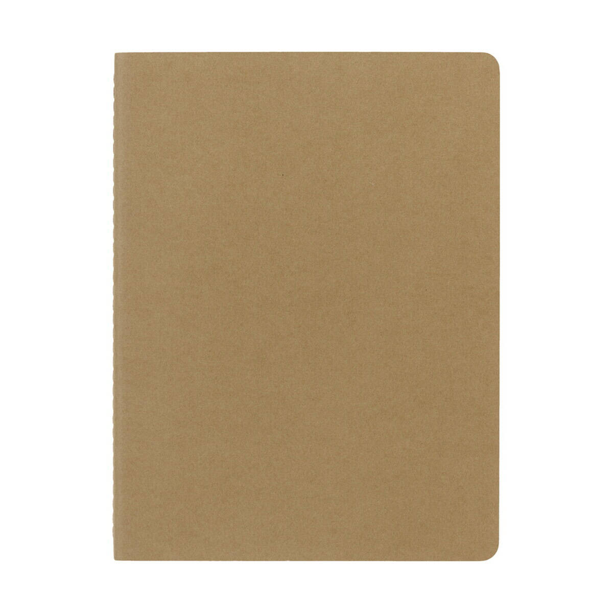 Notatniki z logo – zeszyt moleskine cahier journal ok. b5 VM041-00_AAB01 Notes z brązowego kraftu, elegancki gadżet firmowy, personalizacja, upominek biznesowy, gadżety reklamowe.