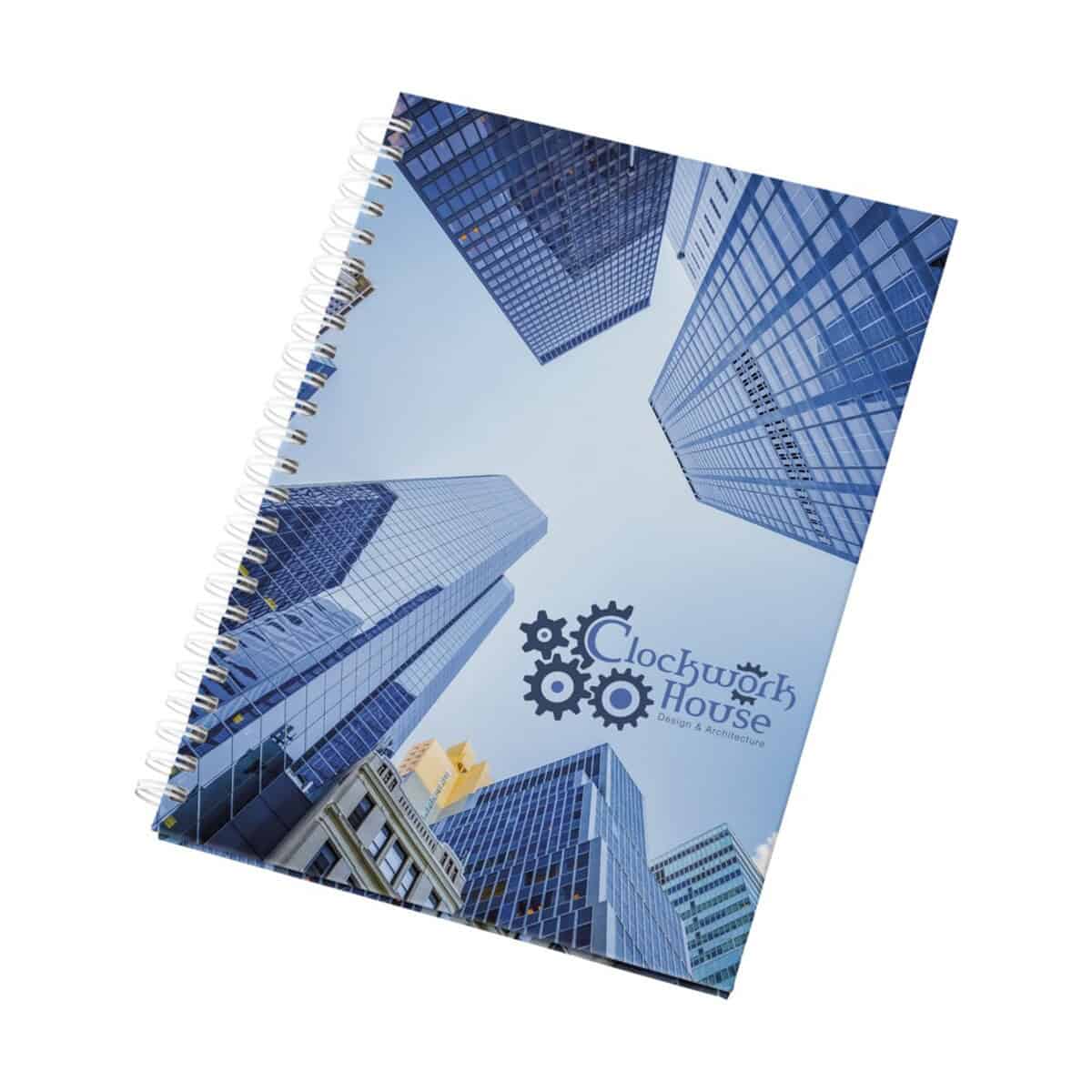 Długopis z nadrukiem skyline biurowe wieżowce gadżety firmowe, upominki reklamowe z własnym logo.