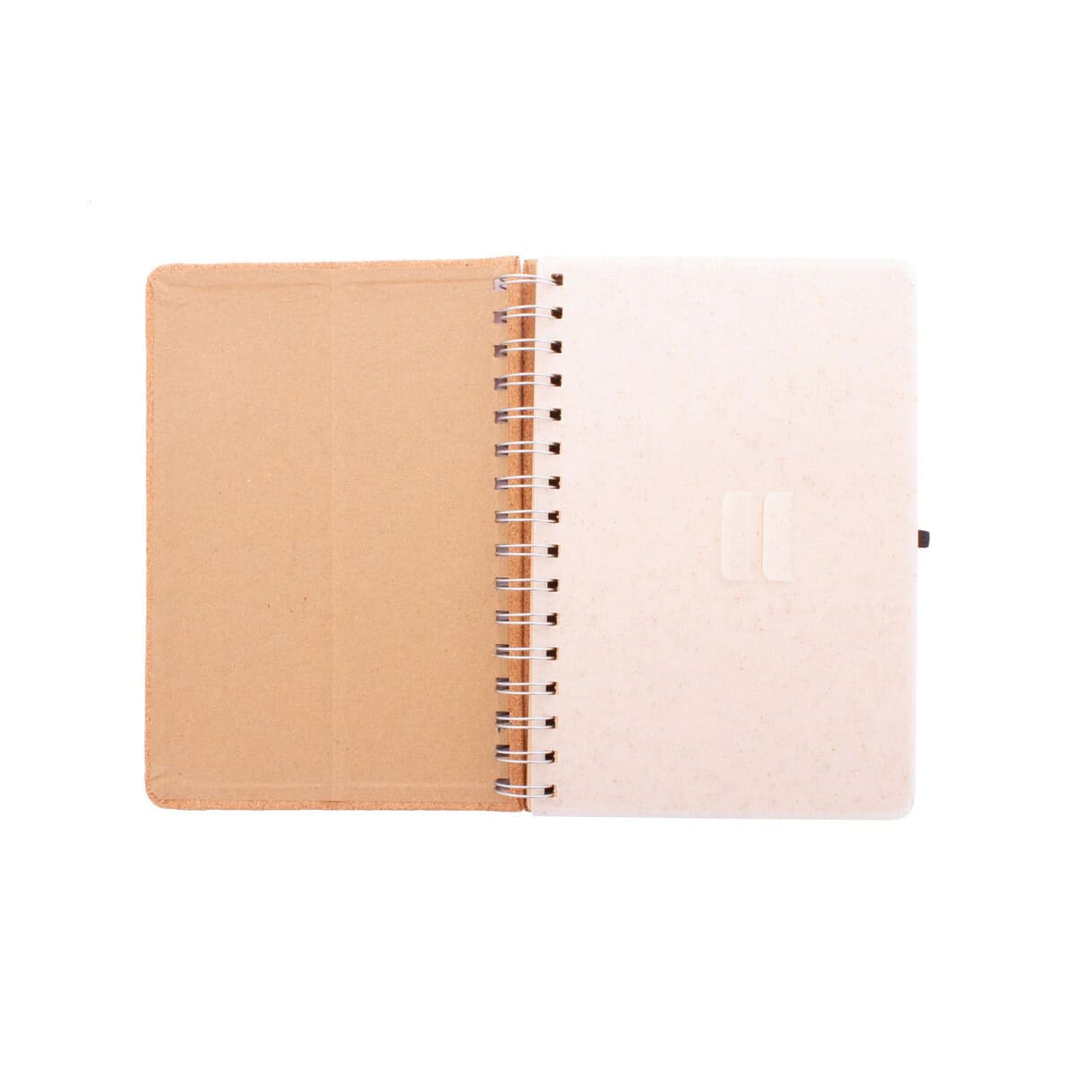 Notesy z logo – querbook notes AP800516__C Notesz z ekoskóry z linijką, idealny gadżet dla biura i szkoły.