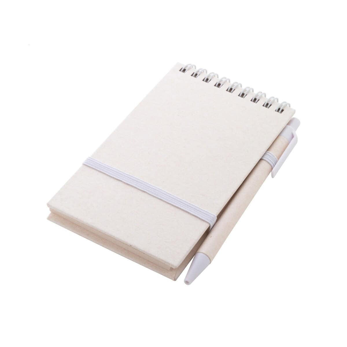 Notesy z logo – relact jot notes z kartonów po mleku AP800775-01__D Notatnik z gumką i długopisem, gadżet reklamowy, personalizowany zeszyt, akcesoria biurowe, upominek firmowy, gadżety promocyjne.