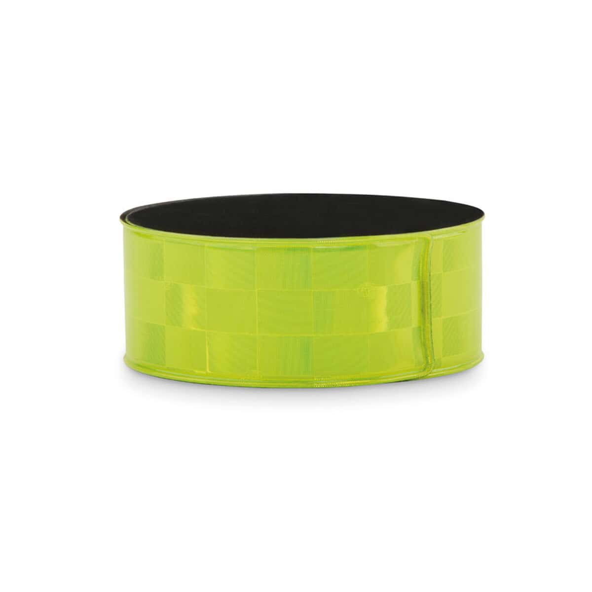 Odblaski z logo – odblaskowa opaska na ramię enrollo + kc8282-08-side Refleksyjny pasek odblaskowy na odzież i rowery, bezpieczeństwo, widoczność w ciemności.