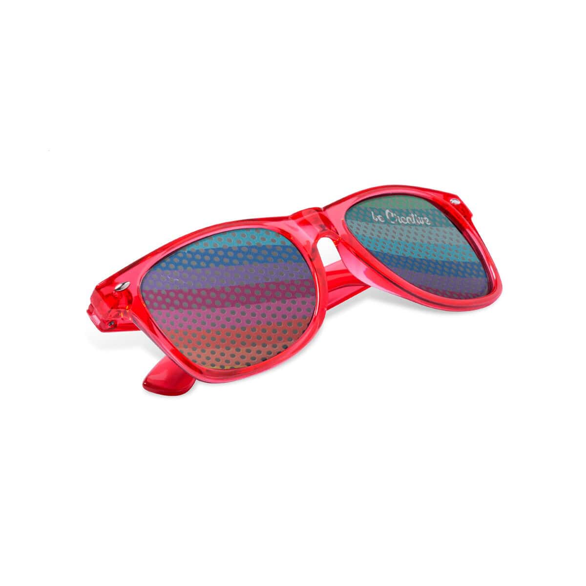 Okulary z logo – grixo okulary przeciwsłoneczne AP781287-05__BC1 Kolorowe okulary przeciwsłoneczne z przezroczystą oprawą i modnym designem.