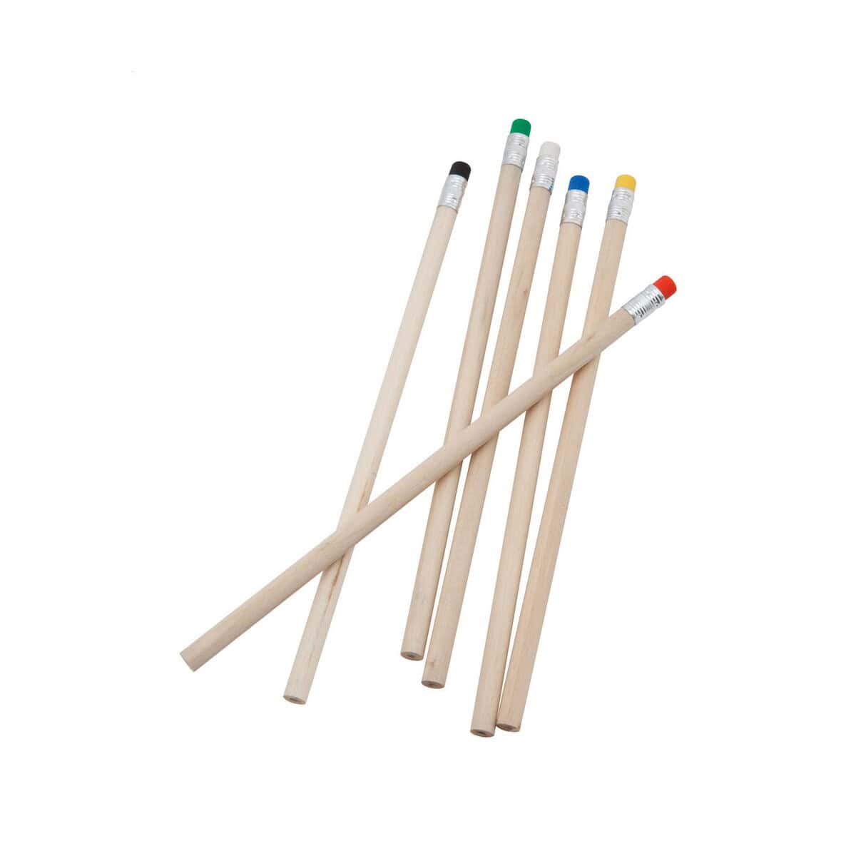 Ołówki z logo – nancil ołówek AP791916-01__FC1 Kolorowe kredki na drewnianej podstawie, idealne na prezent i do nauki rysunku.