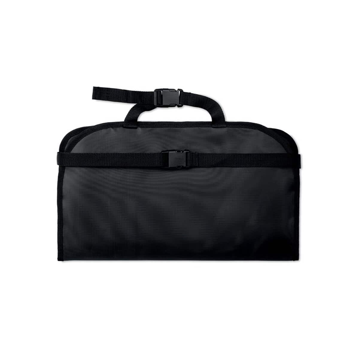 Organizery samochodowe z logo – organizer samochodowy tidy up car mo9339-03b Przedmiot do przenoszenia, elegancka czarna torba na dokumenty, biuro, podróże, gadżety, akcesoria.