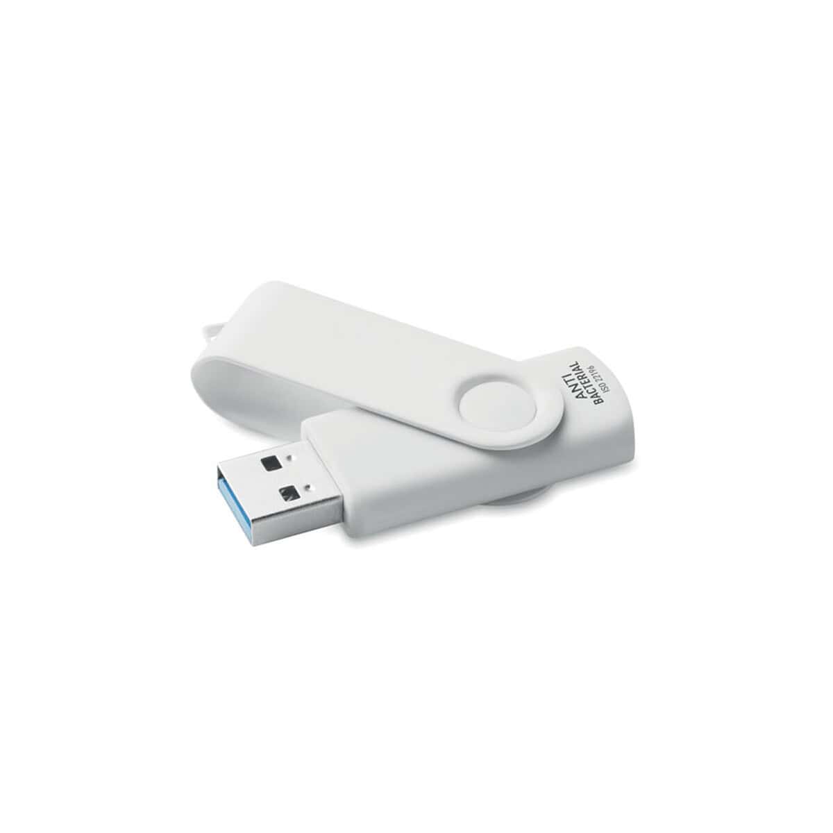 Pamięci USB z logo – antybakteryjne usb 16 gb tech clean mo1204-06-side USB flash drive z opcją osobistego nadruku, nowoczesny gadżet reklamowy.
