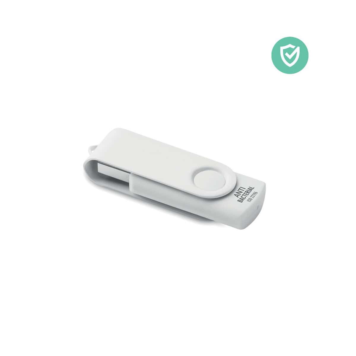 Pamięci USB z logo – antybakteryjne usb 16 gb tech clean mo1204-06 наклейка антивирусне бризе за дезинфекцију рукава.