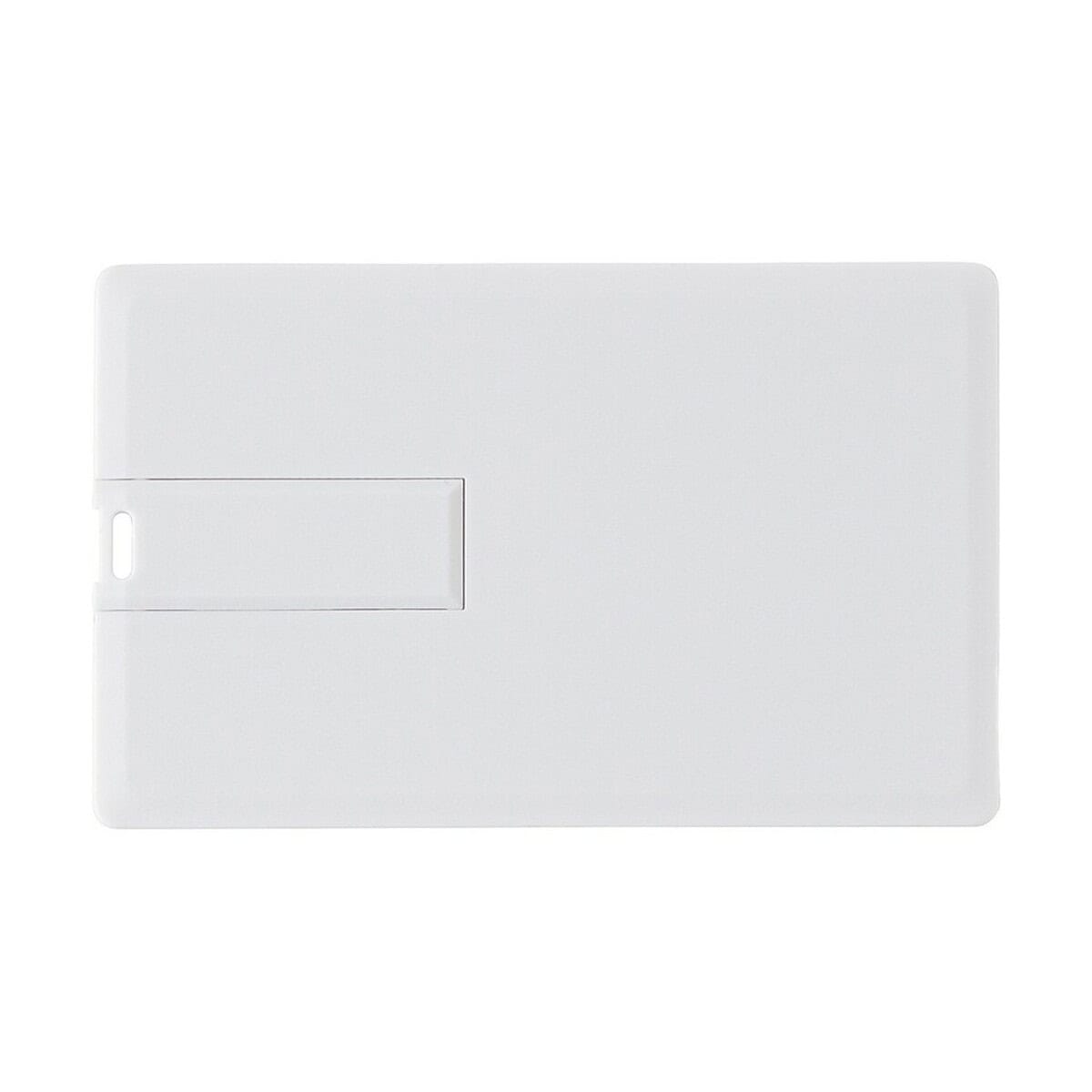 Pamięci USB z logo – pamięć usb „karta kredytowa” 32 gb V0343-02_AAB01 Biała brelokowa etui na klucze gadżety reklamowe z nadrukiem.