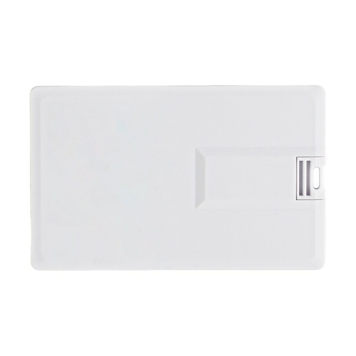 Pamięci USB z logo – pamięć usb „karta kredytowa” 32 gb V0343-02_IBK01 Biała osłona na gniazdko elektryczne z włącznikiem.