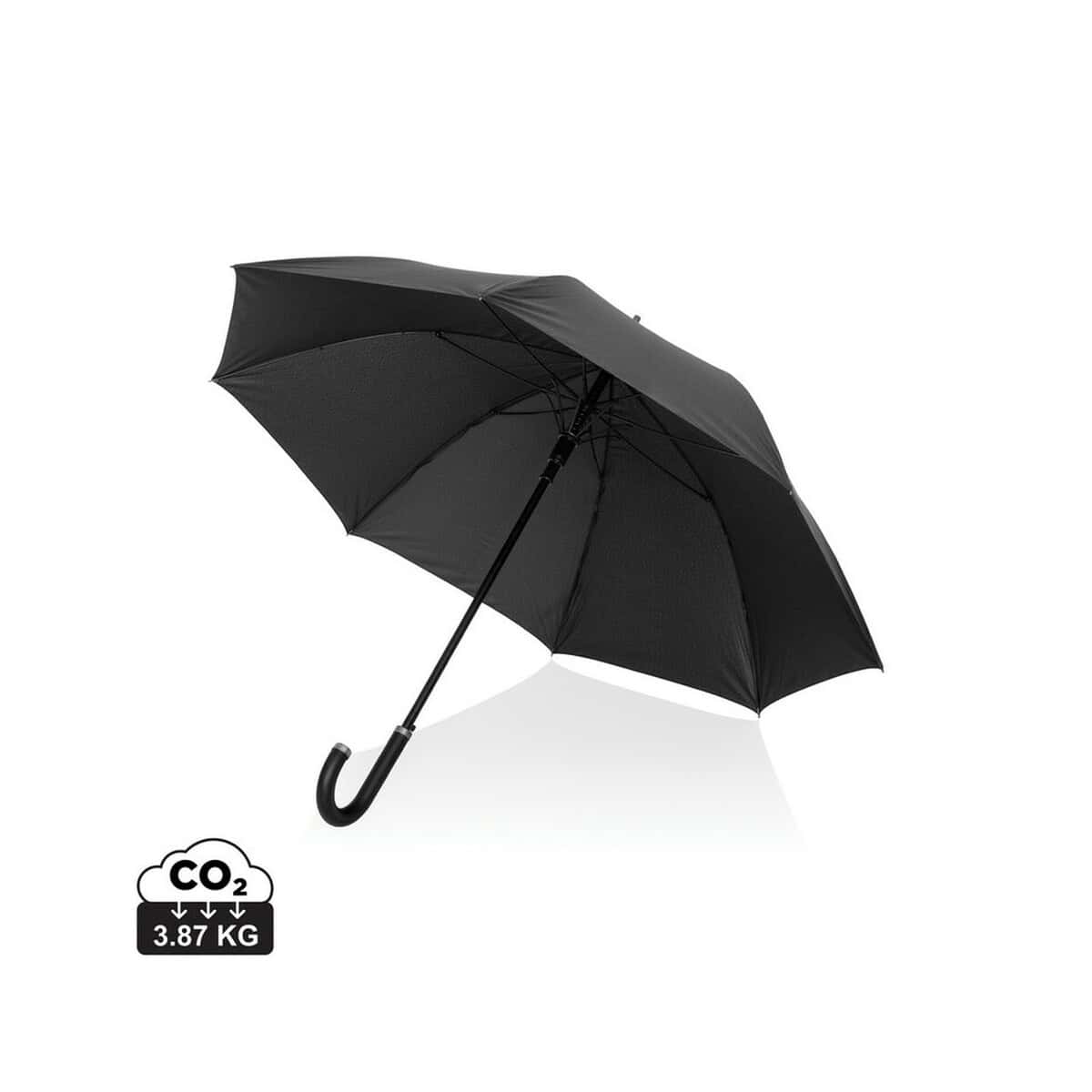 Parasole klasyczne z logo – parasol automatyczny 25″ swiss peak vero aware™ P850.7501__S_0 Antystresowy parasol czarny z logo Gadzety, gadżety reklamowe, promocja firmy.