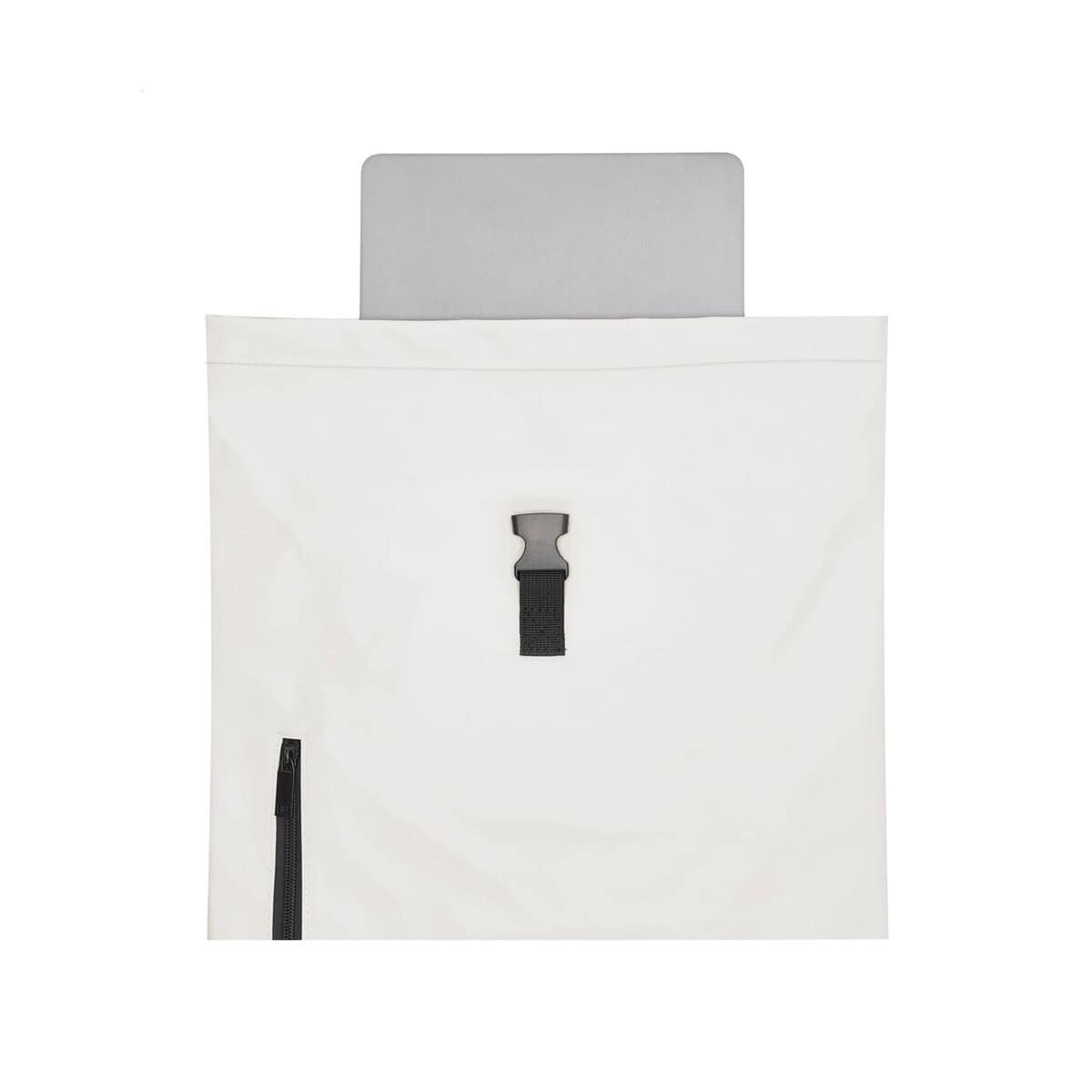 Plecaki z logo – papay plecak AP735553-00__FC1 Torba reklamowa z suwakiem i czarnym paskiem, idealna do personalizacji gadżetów promocyjnych.