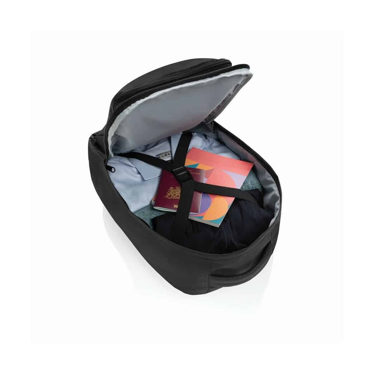 Plecaki z logo – pleacak kabinowy ace aware™ rpet P763.4501__B_5 1. Plecak reklamowy z organizerem na gadżety i dokumenty.