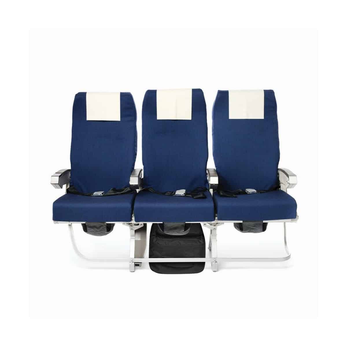 Plecaki z logo – pleacak kabinowy ace aware™ rpet P763.4501__B_6 1. Trzy skórzane fotele do samolotu z poduszkami i pasami bezpieczeństwa.