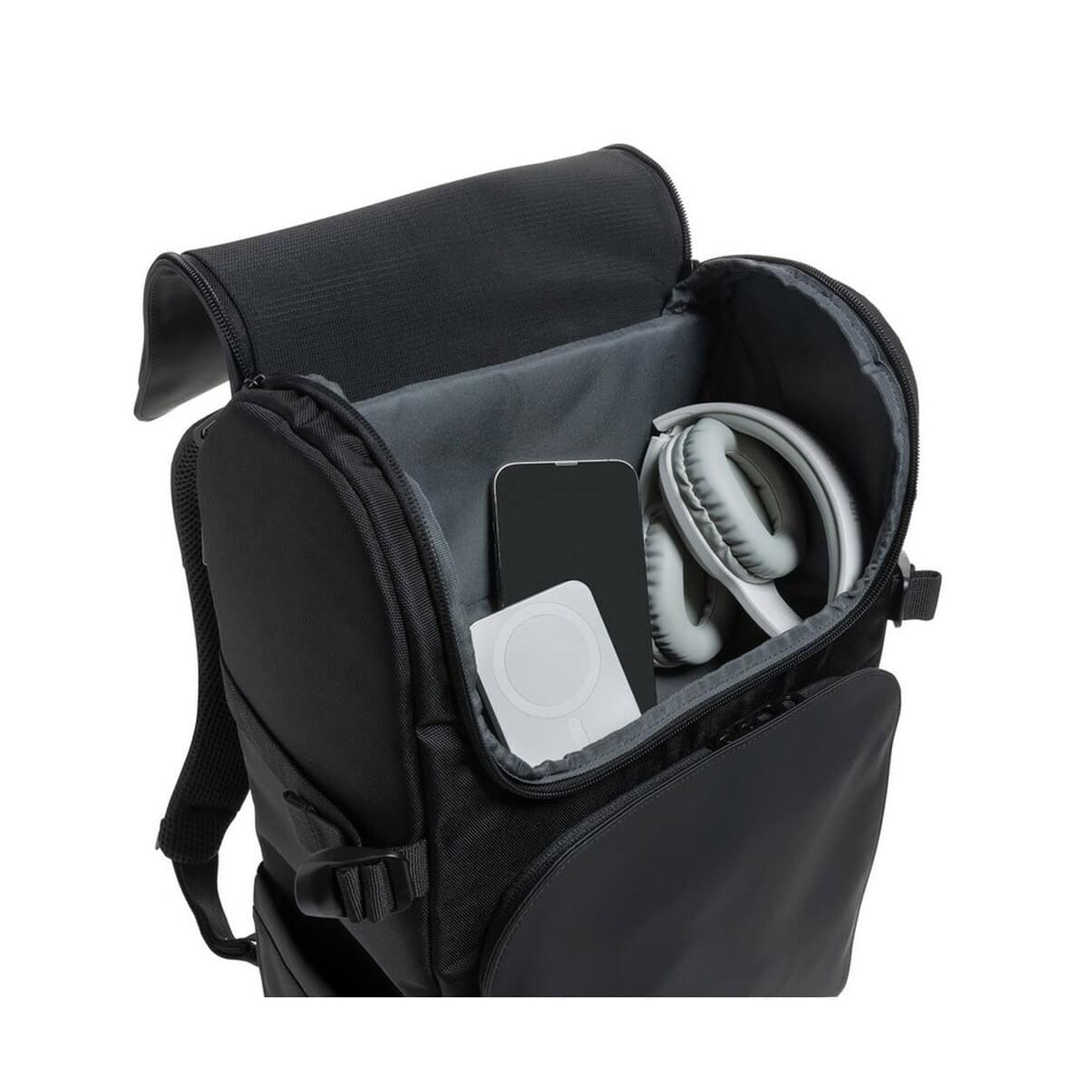 Plecaki z logo – plecak pascal aware™ rpet P763.221__B_9 1. Zakładka na słuchawki i telefon do torby na laptopa z personalizacją gadżety.