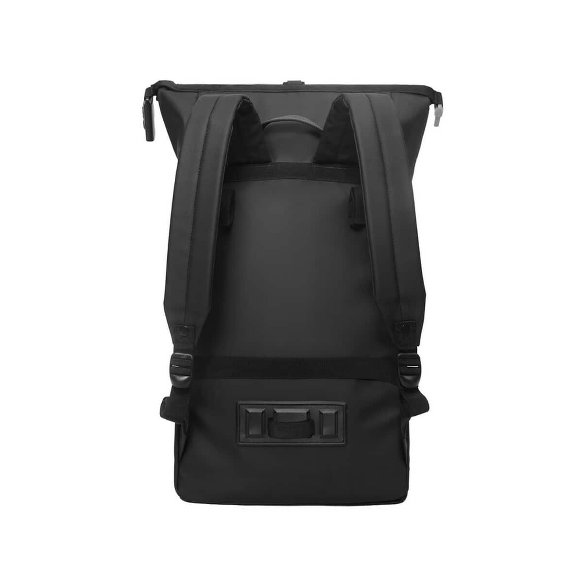 Plecaki z logo – plecak rowerowy urban P706.3101__B_11 1. Torba na laptopa, plecak, pasek, czarna, funkcjonalna, gadzety.