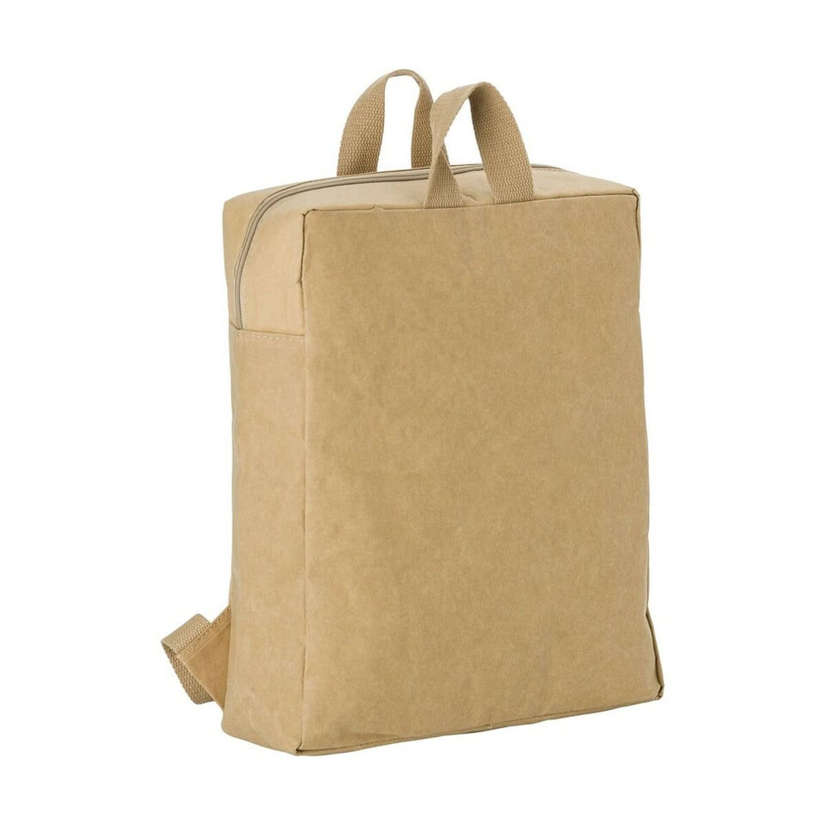 Plecaki z logo – plecak z laminowanego papieru V0558-16_AAA01 Torba ekologiczna na zakupy z naturalnego materiału, modny i praktyczny gadżet reklamowy.