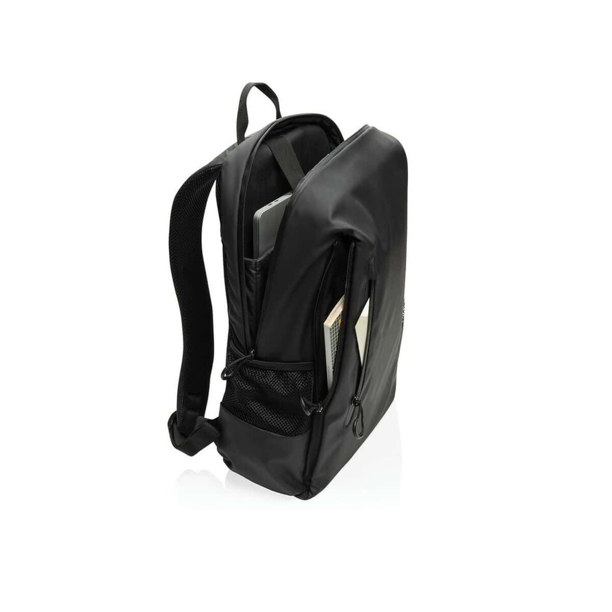 Plecaki z logo – wodoszczelny plecak na laptopa 15,6″ lima aware™ rpet P763.4401__B_8 1. Plecak na laptopa z organizerem, idealny gadżet na co dzień i do pracy.