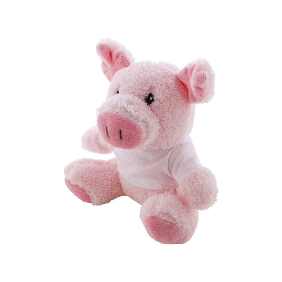 Pluszaki z logo – reoink pluszowa świnka rpet AP800033__A Miś pluszowy różowy, maskotka z nadrukiem, idealna na prezent, maskotka dla dzieci, gadżety promocyjne.